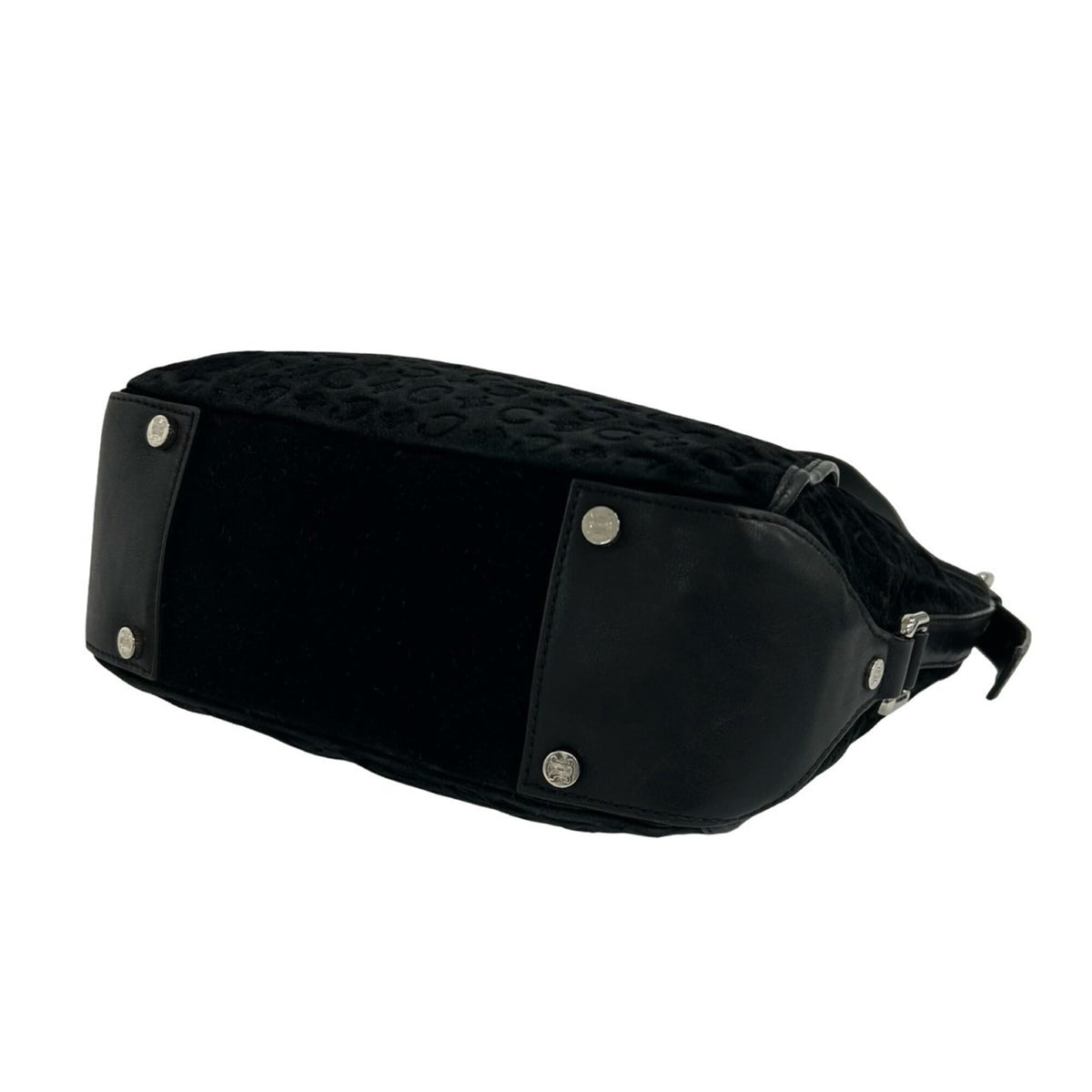 Celine Black Cord Leather Shoulder Bag (Pre-Owned)
