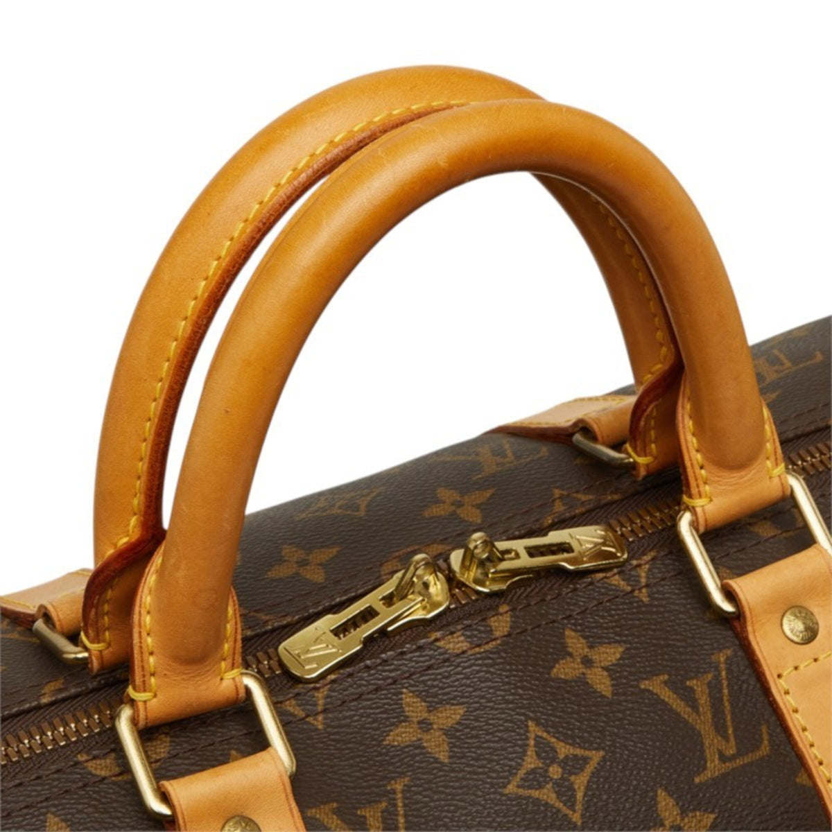 Louis Vuitton Monogram Brown Pvc Leather Boston Bag (Pre-Owned)