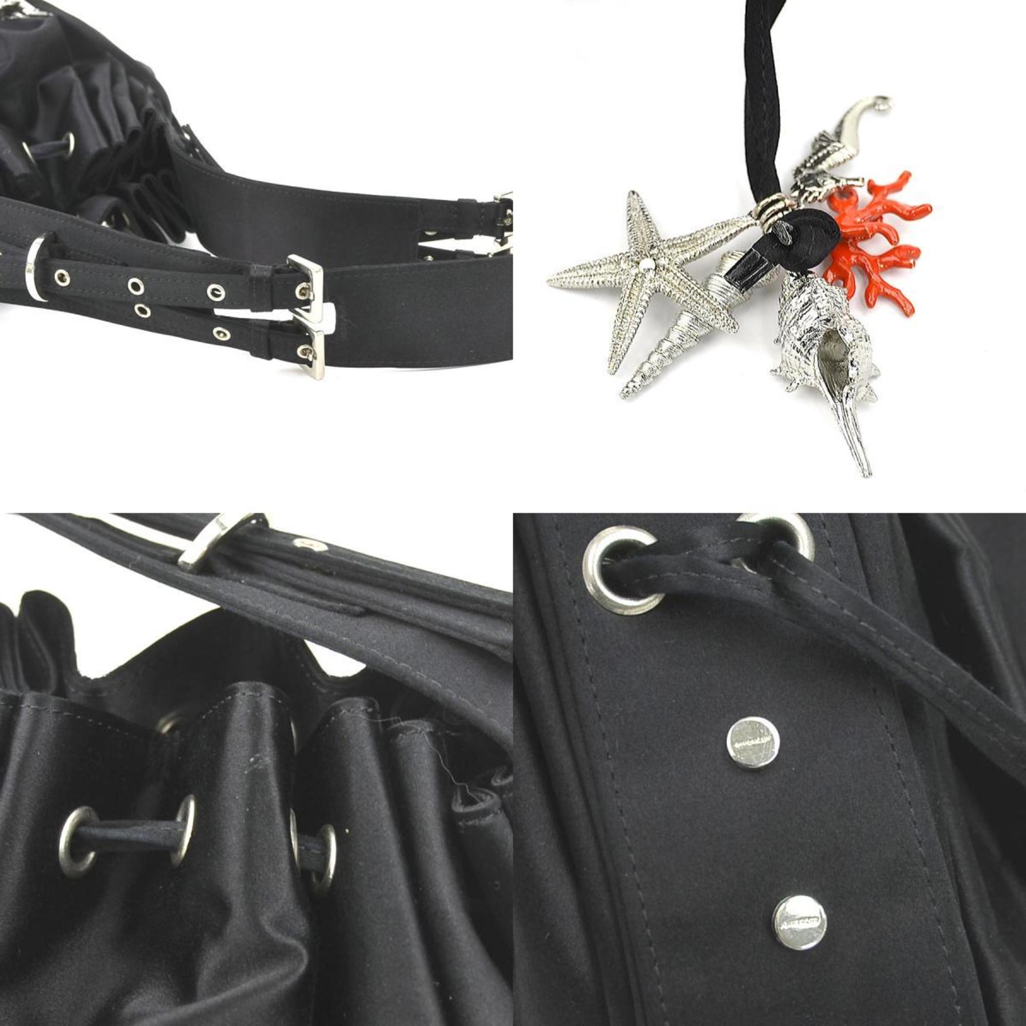 Givenchy Black Satin Shoulder Bag (Pre-Owned)