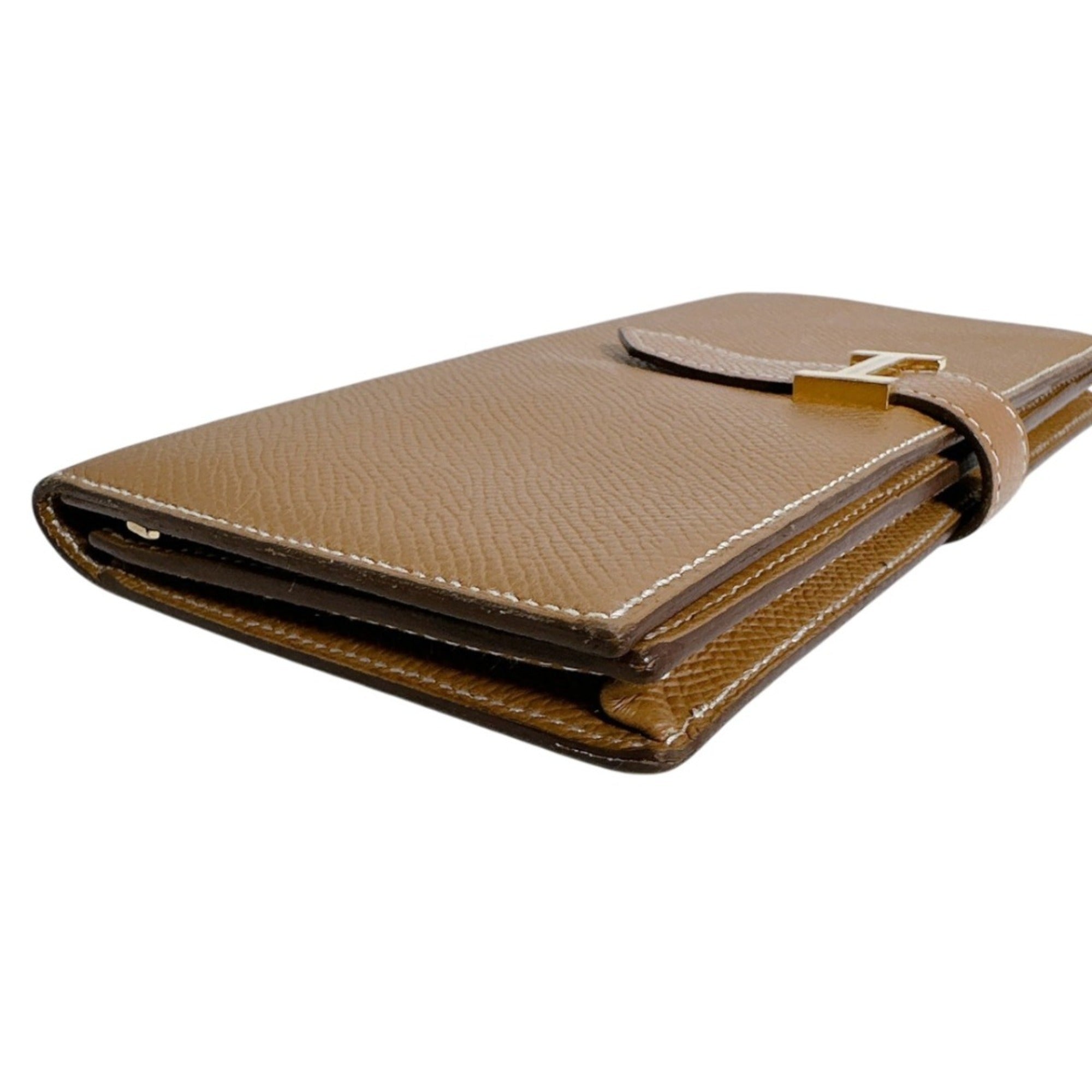 Hermes Brown Epsom Leather Wallet (Bi-Fold) (Pre-Owned)