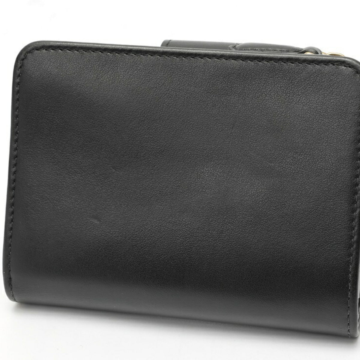 Prada Black Leather Wallet (Bi-Fold) (Pre-Owned)
