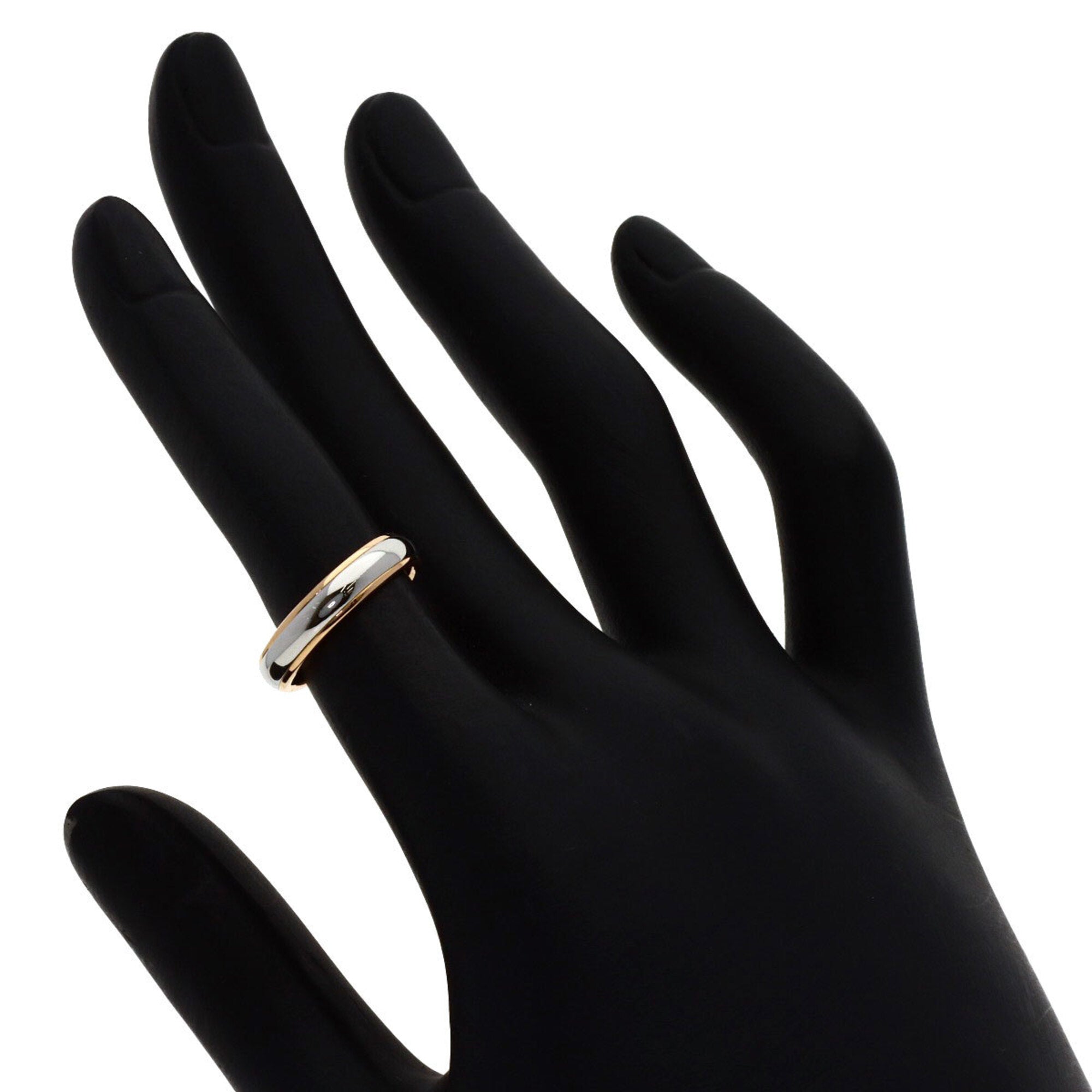 Tiffany Yellow Gold (18K) Platinum 950 Band Ring (Pre-Owned)