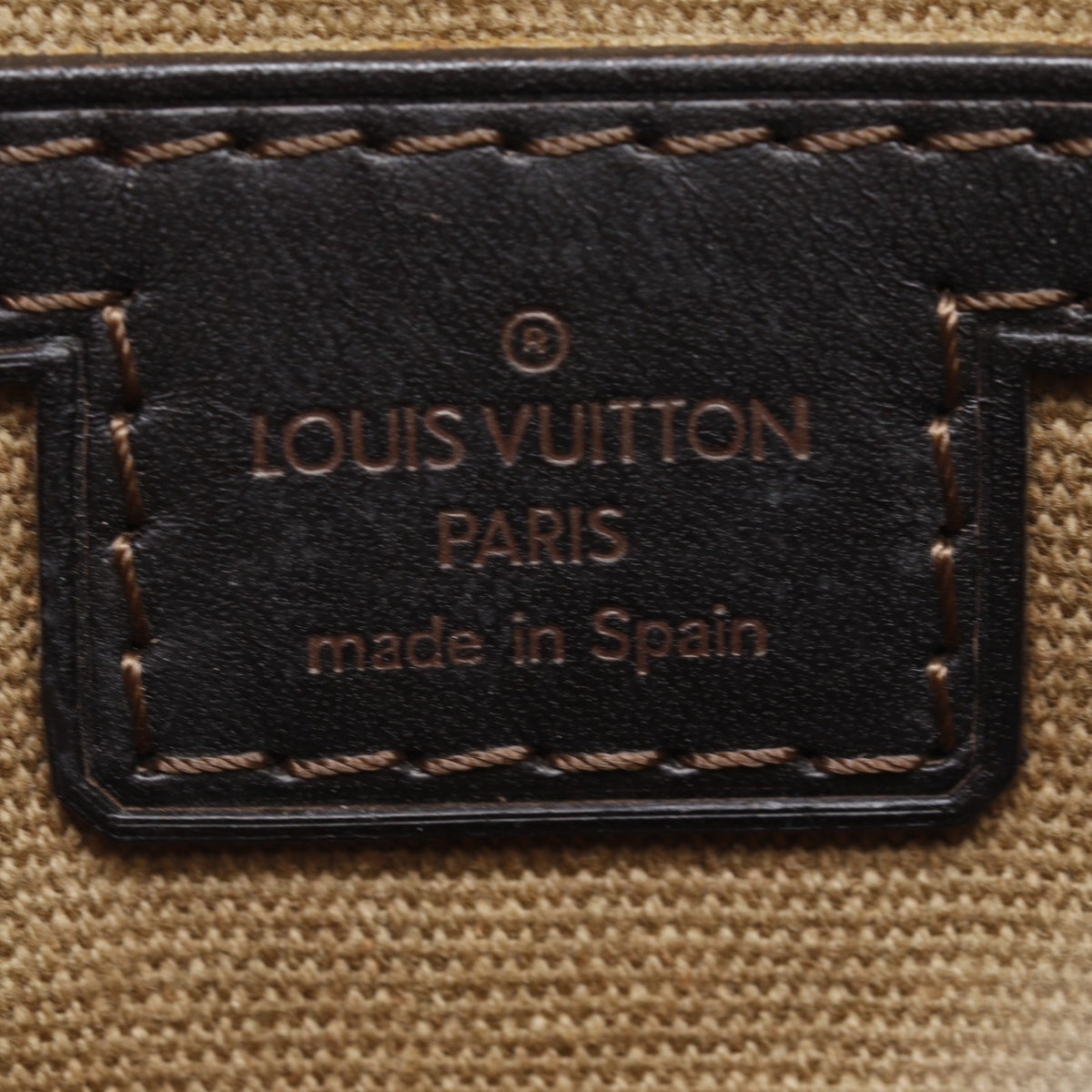Louis Vuitton Brown Coffee Utah Leather Shoulder Bag (Pre-Owned)