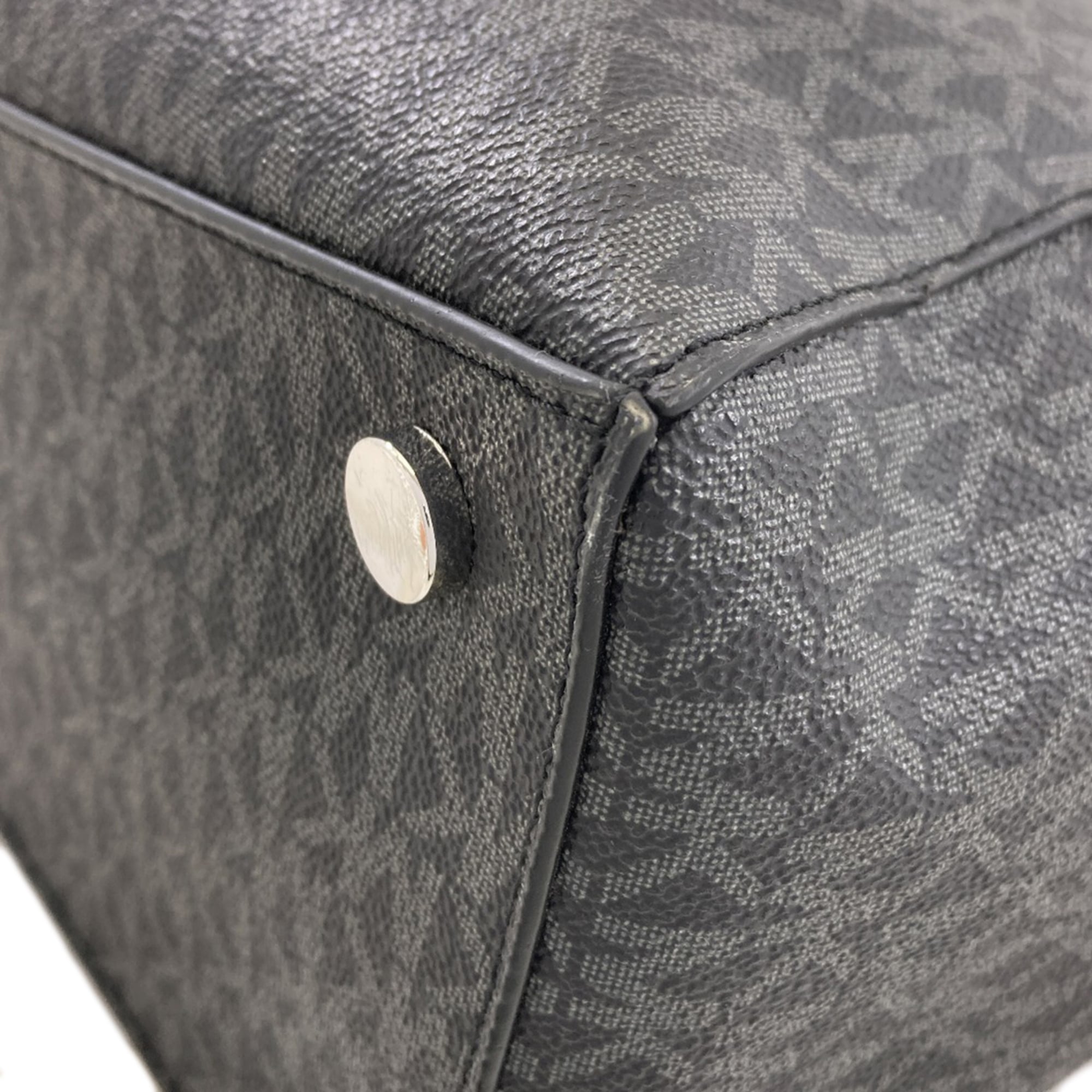 Michael Kors Black Pvc Tote Bag (Pre-Owned)