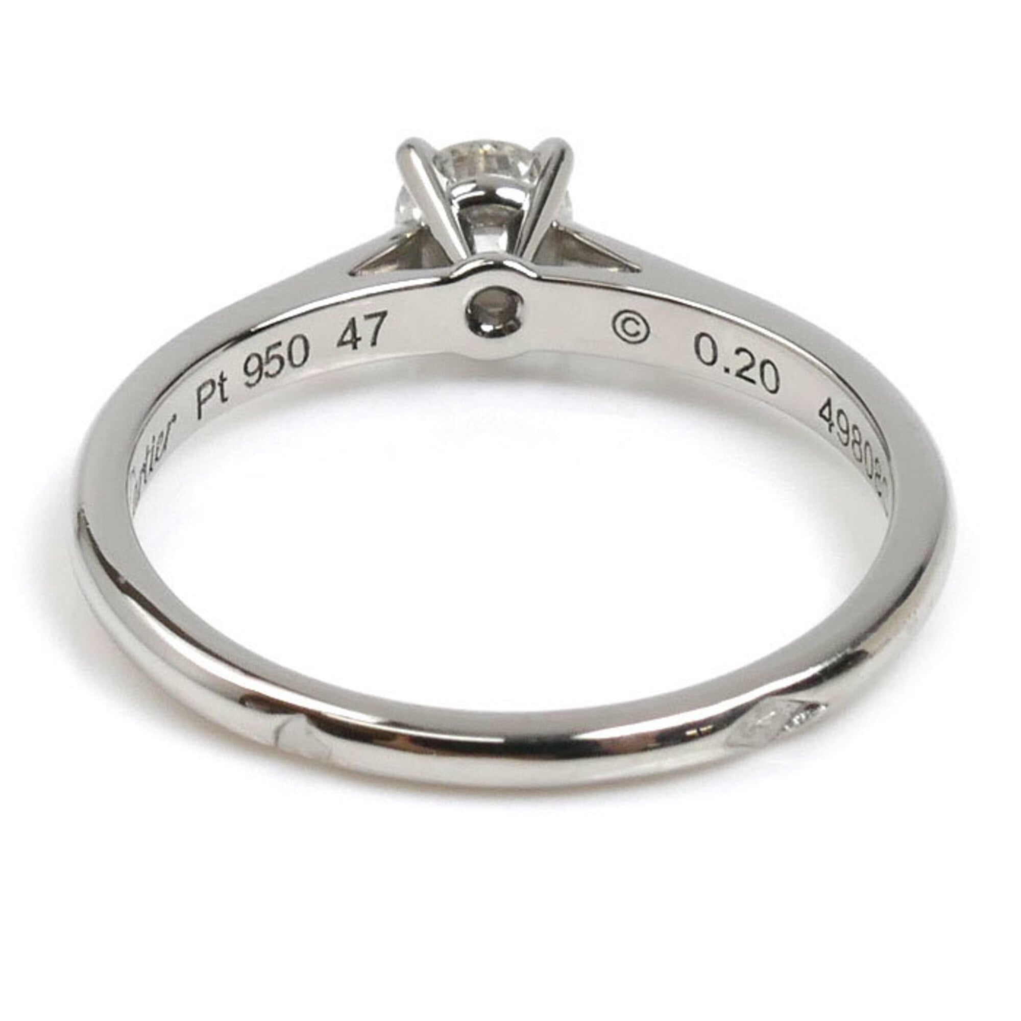 Cartier Platinum 950 Band Ring (Pre-Owned)