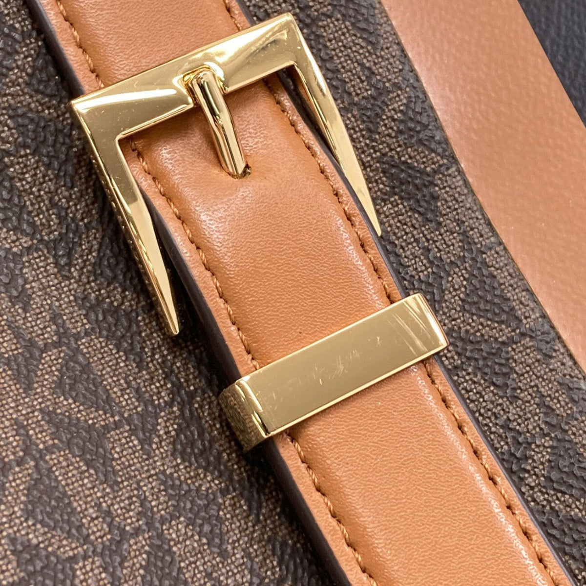 Michael Kors Brown Pvc Tote Bag (Pre-Owned)