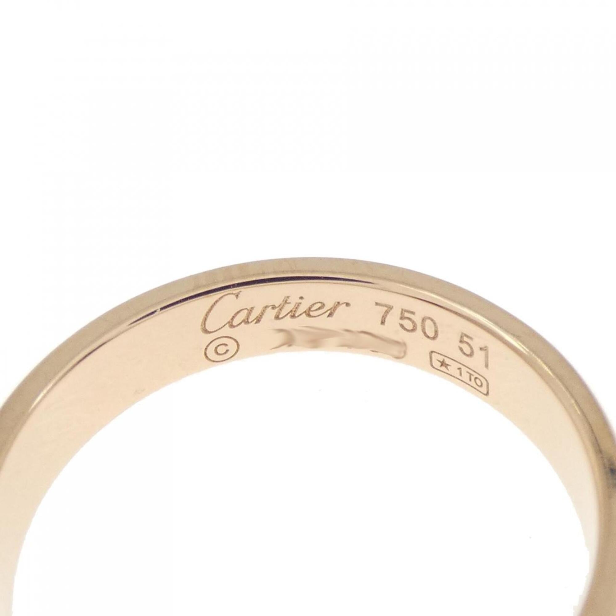 Cartier Love Pink Gold (18K) Band Ring (Pre-Owned)