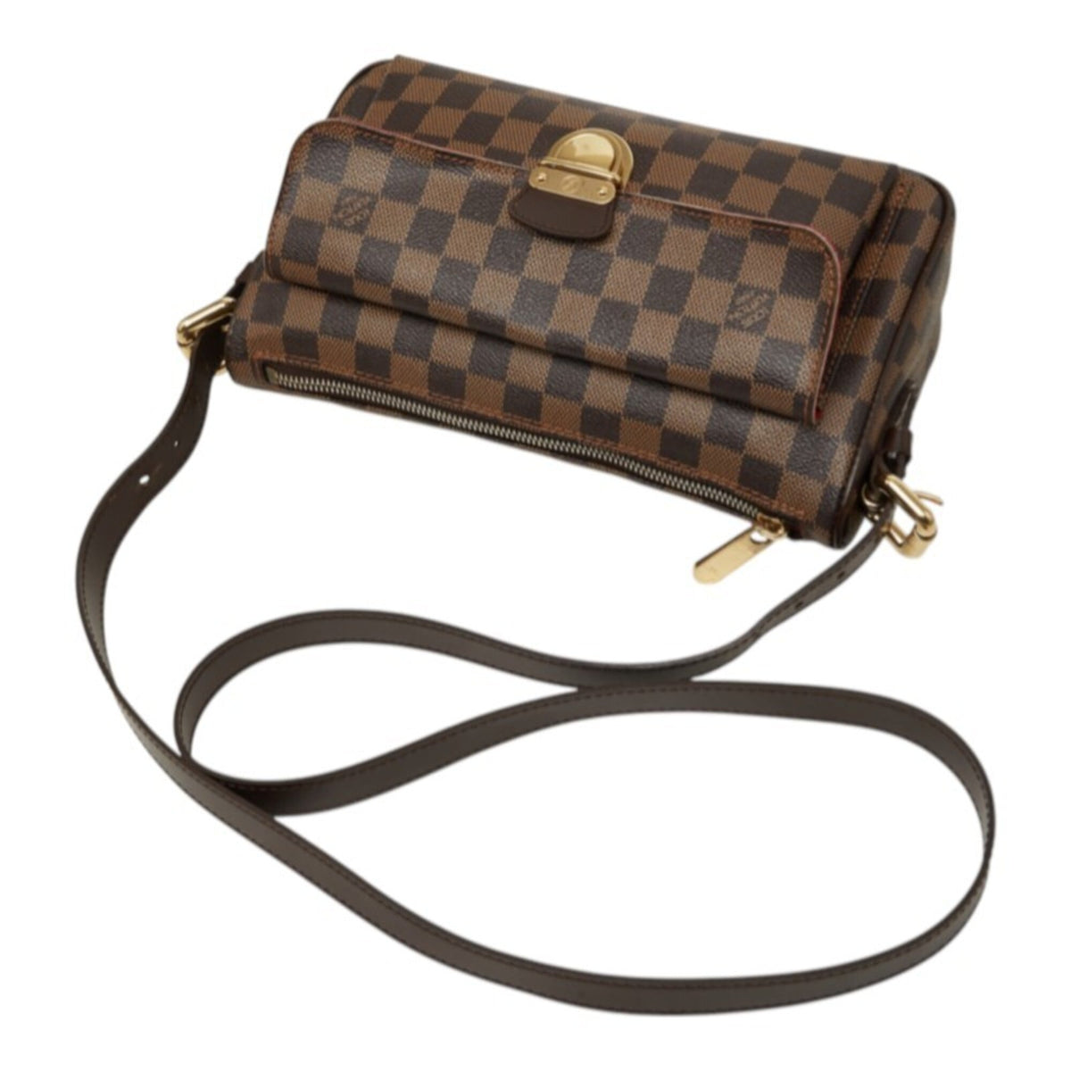 Louis Vuitton Damier Brown Pvc Leather Shoulder Bag (Pre-Owned)