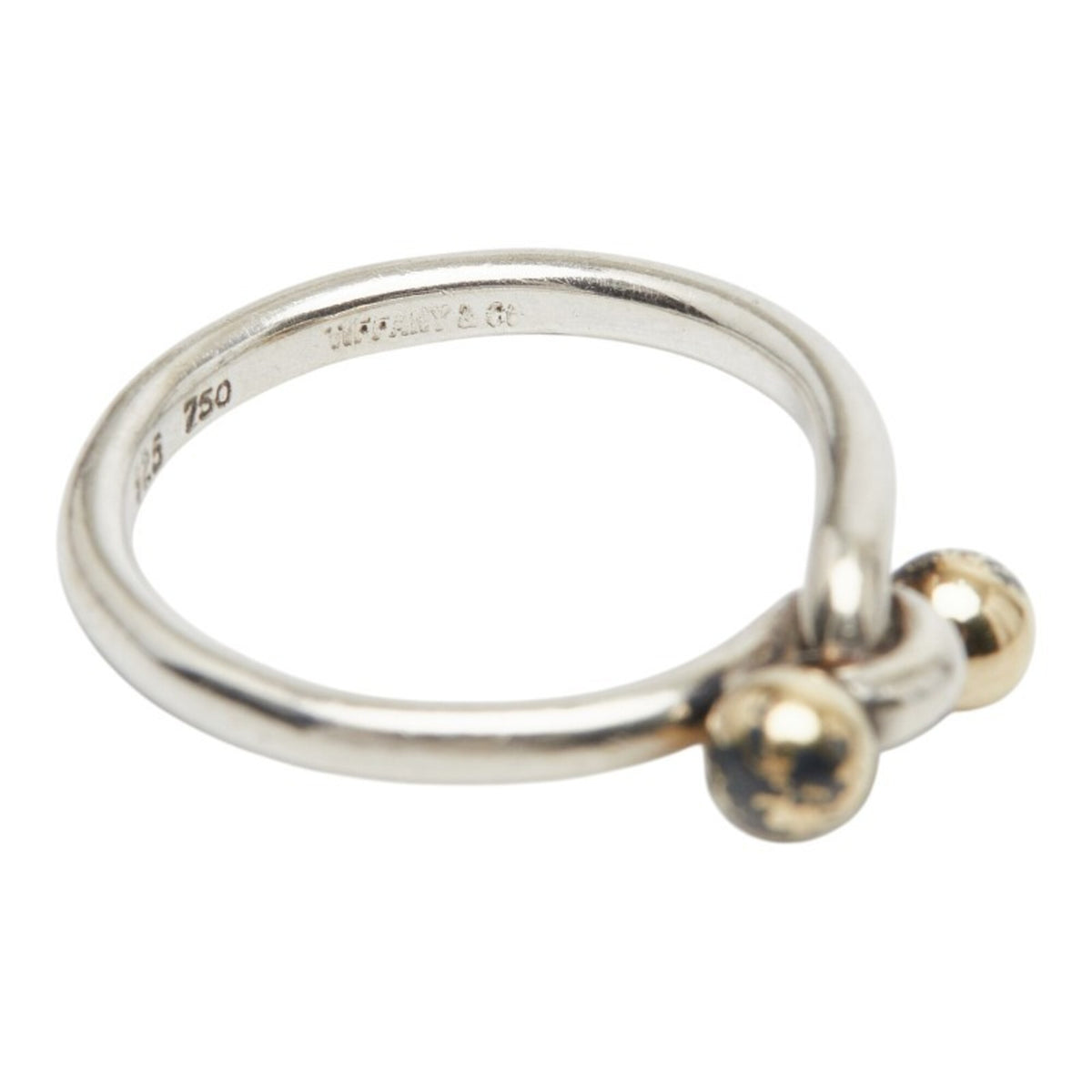 Tiffany Silver Silver 925 Band Ring (Pre-Owned)