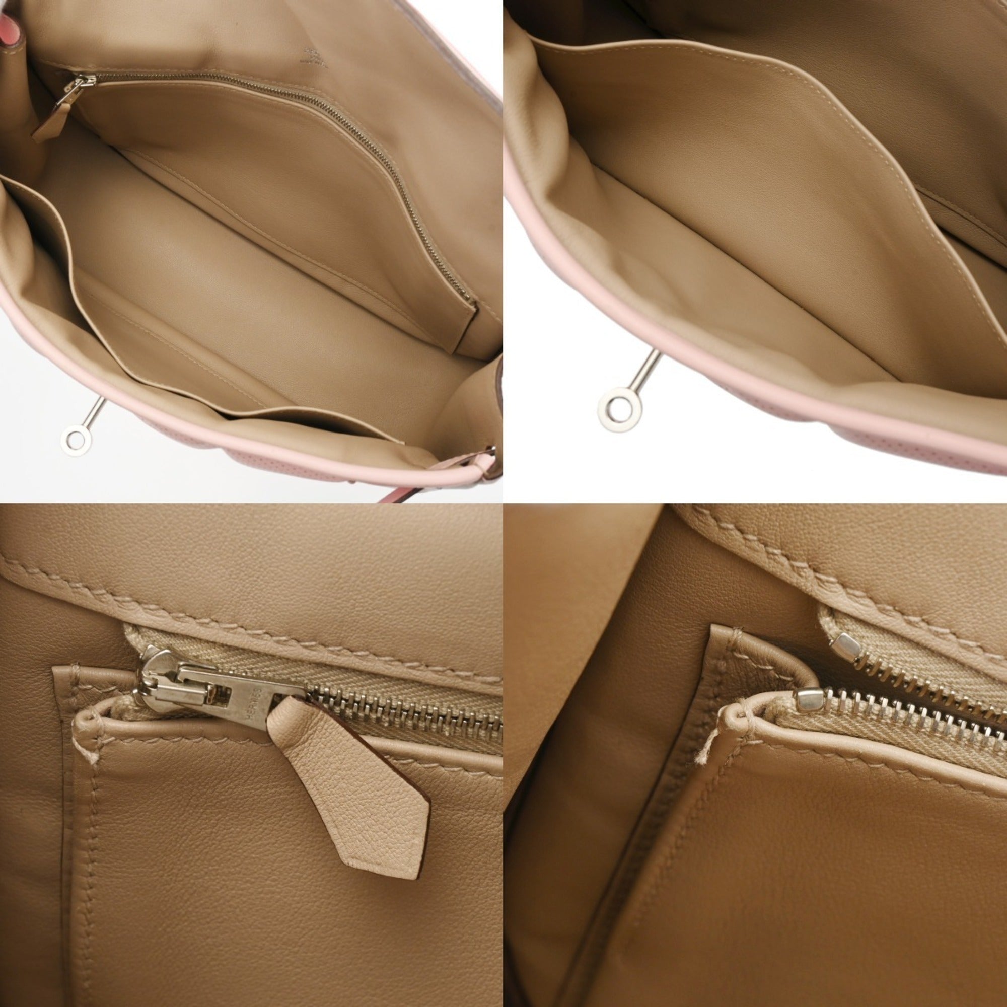 Hermes Rose Sakura Swift Leather Shoulder Bag (Pre-Owned)
