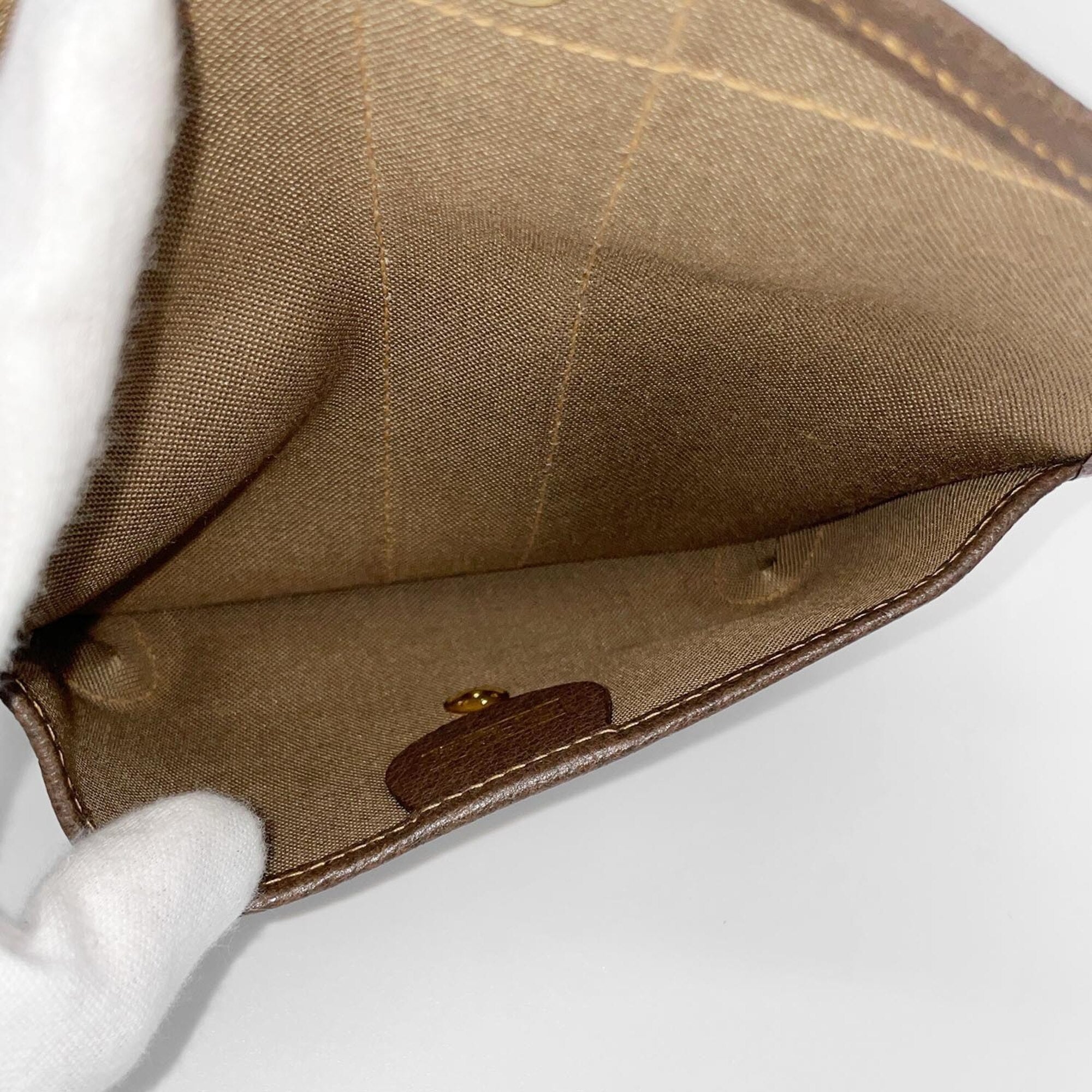 Gucci Brown Pvc Leather Pouch (Pre-Owned)