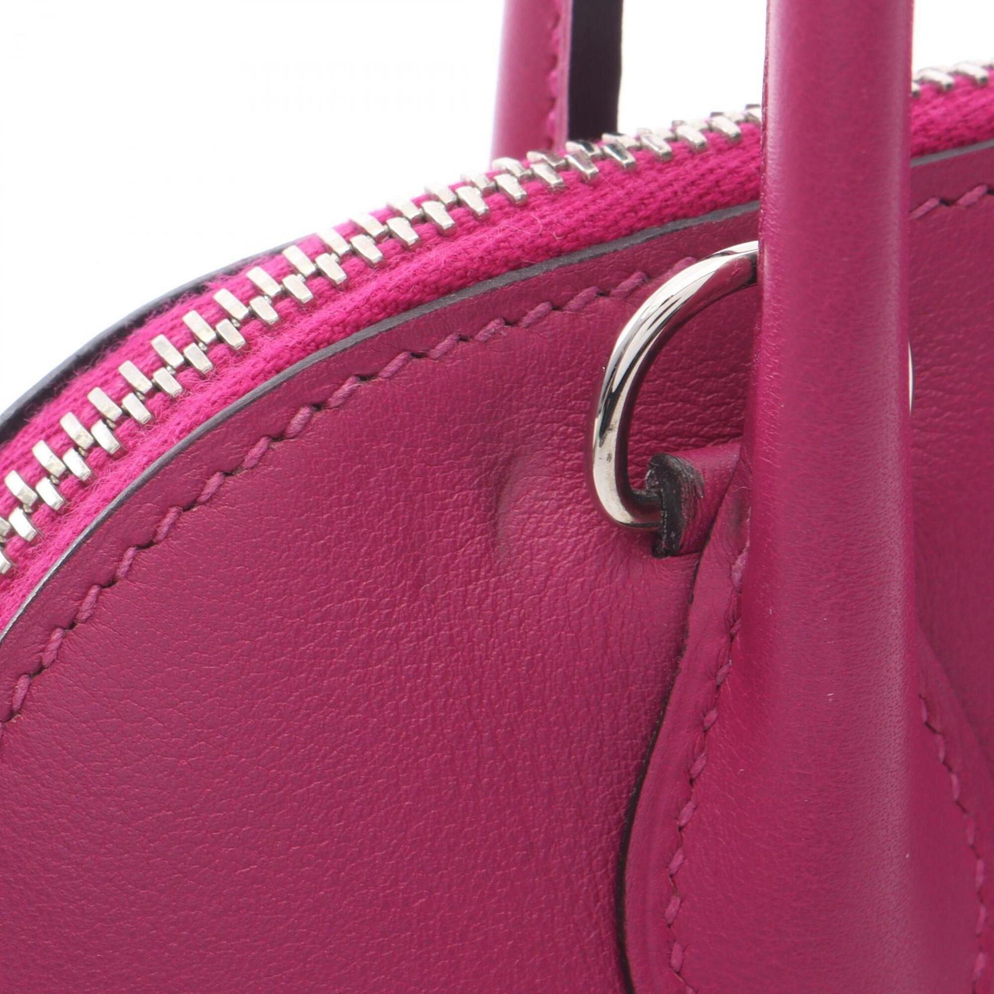 Hermes Pink Rose Purple Swift Leather Handbag (Pre-Owned)