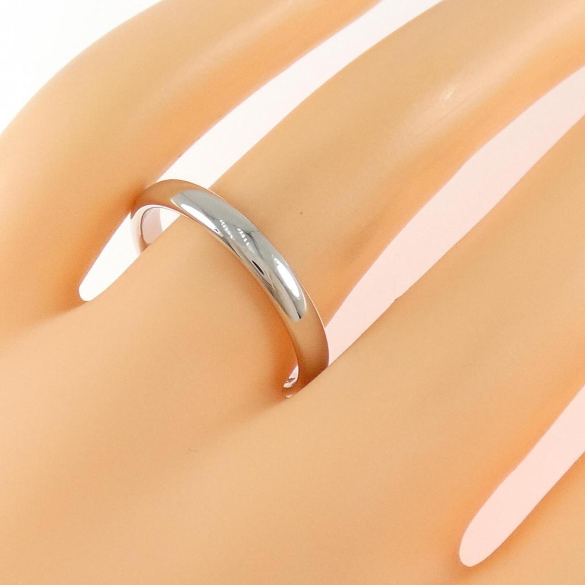 Tiffany Platinum Platinum 950 Band Ring (Pre-Owned)