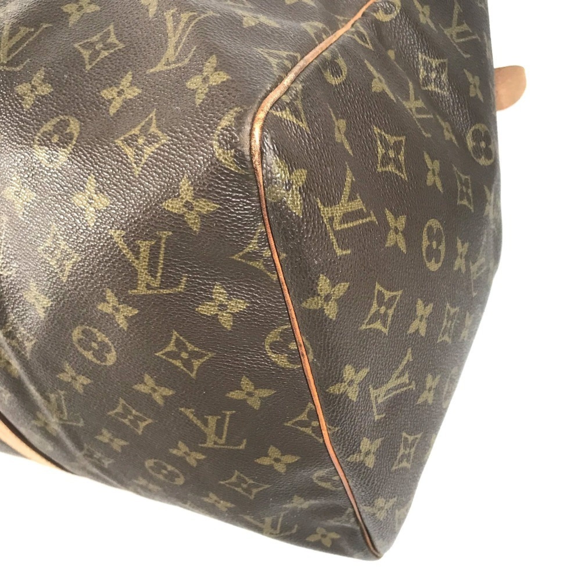 Louis Vuitton Brown Galle Monogram Boston Bag Handbag (Pre-Owned)