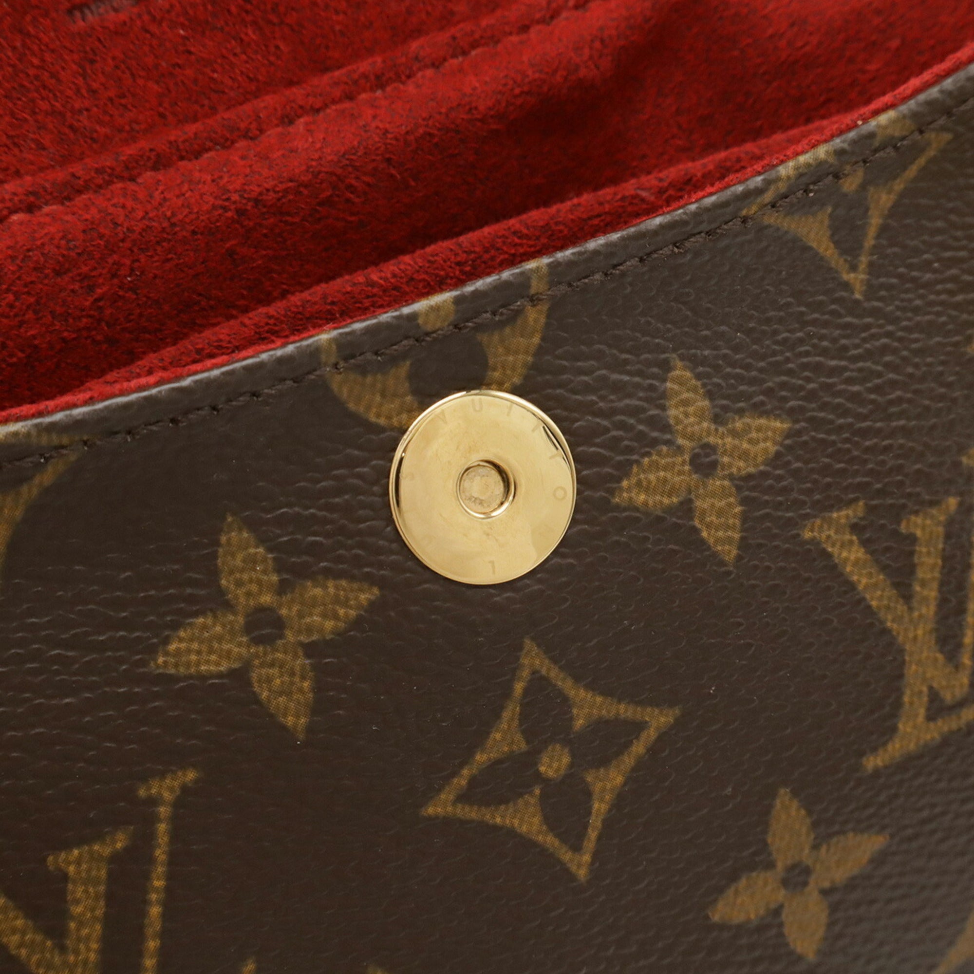 Louis Vuitton Black Brown Monogram Monogram Handbag (Pre-Owned)
