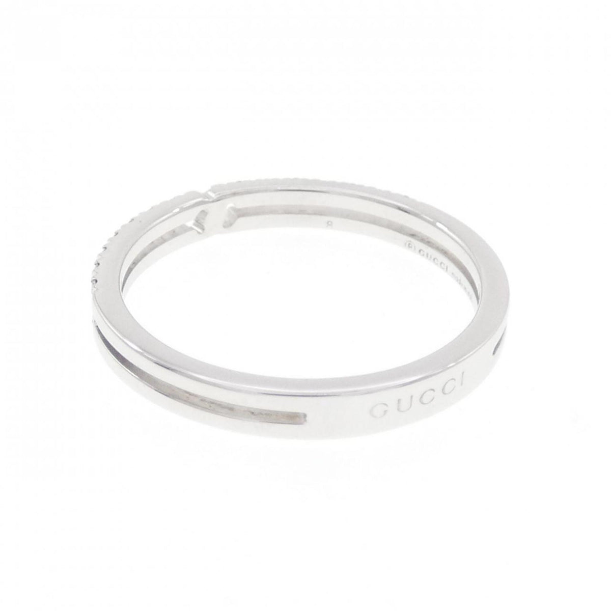 Gucci White Gold (18K) Band Ring (Pre-Owned)