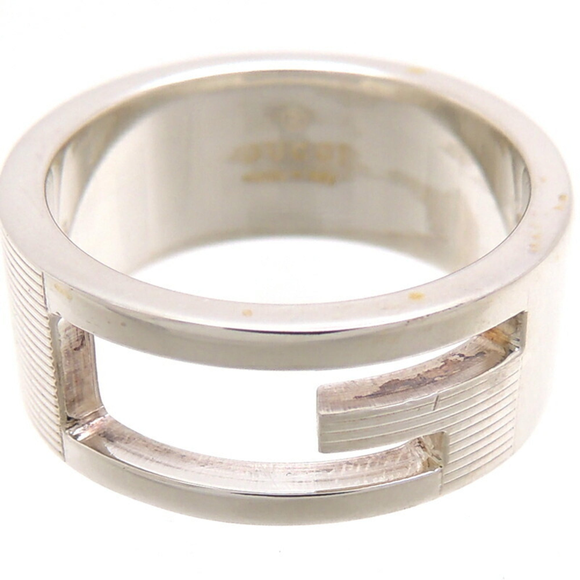Gucci Silver 925 Band Ring (Pre-Owned)