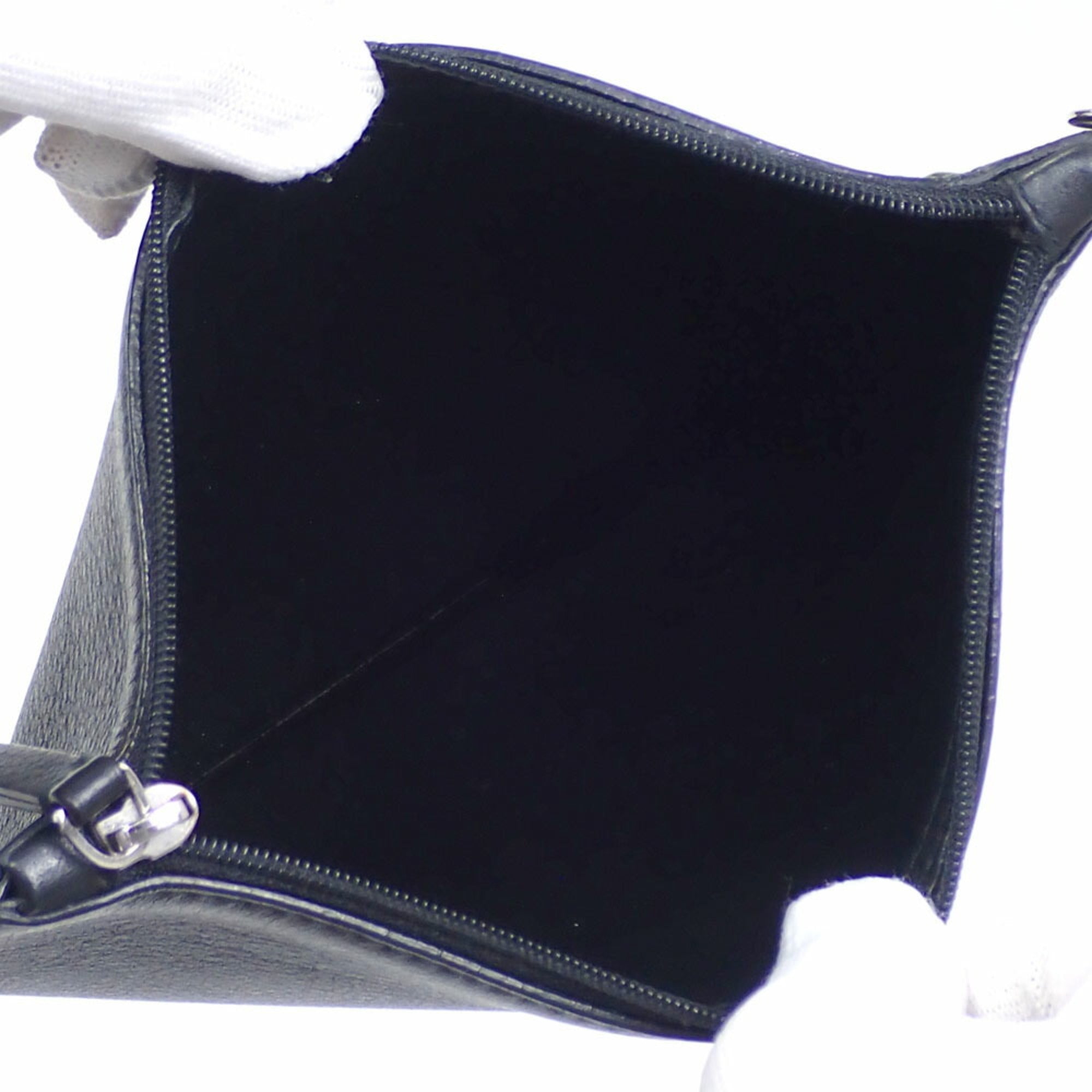 Balenciaga Black Leather Pouch (Pre-Owned)