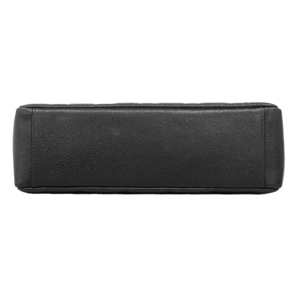 Chanel Black Grained Calfskin Shoulder Bag (Pre-Owned)