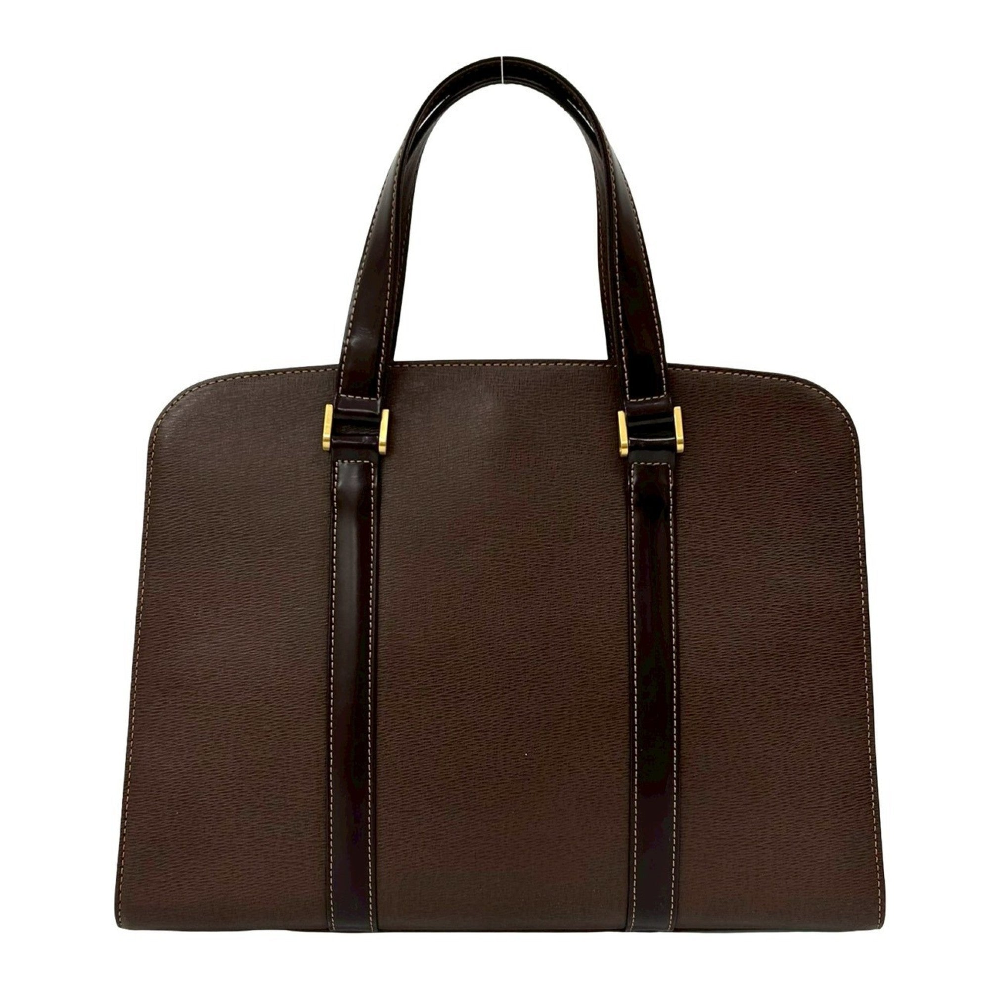 Burberry Brown Leather Handbag (Pre-Owned)