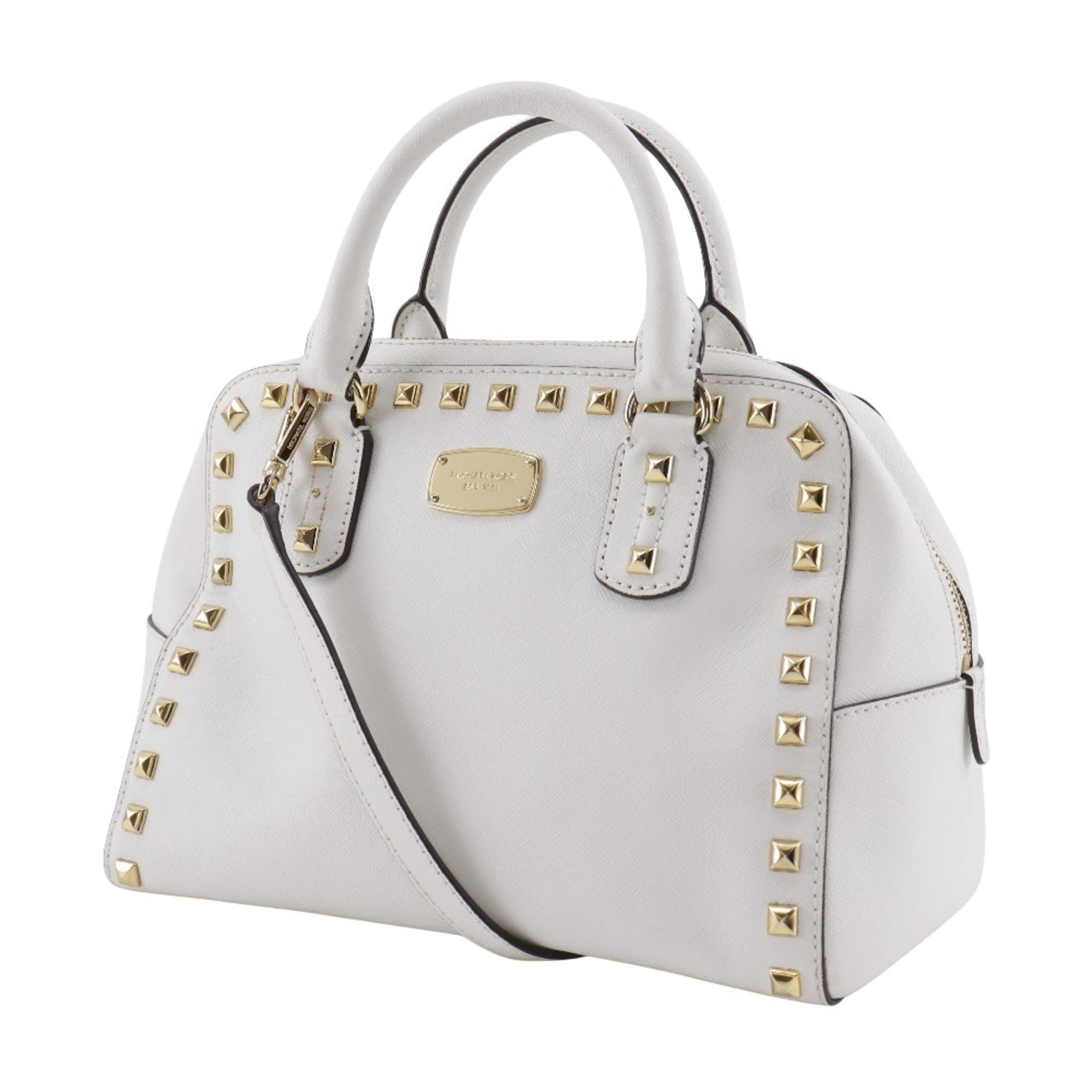 Michael Kors White Leather Handbag (Pre-Owned)