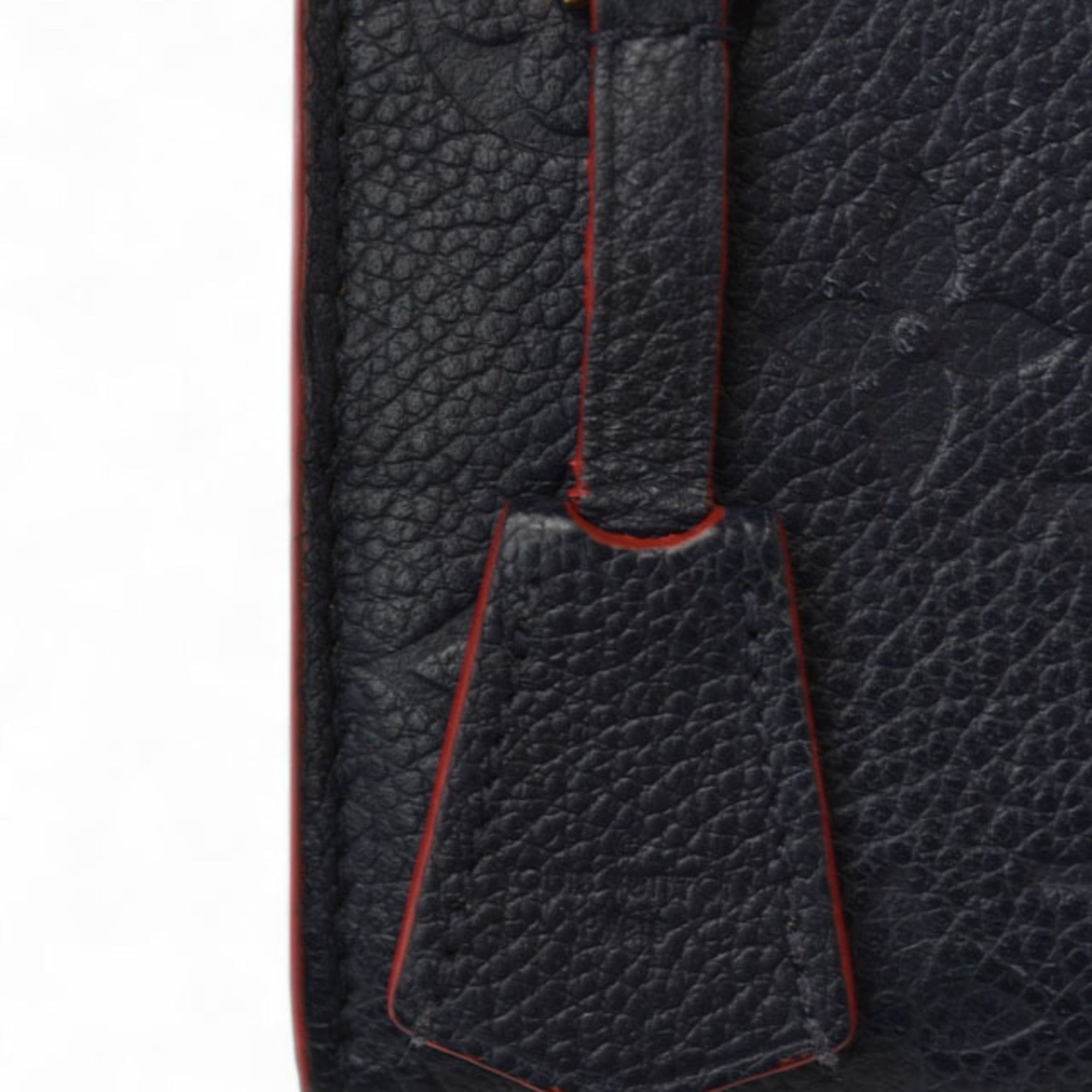 Louis Vuitton Marine Rouge Monogram Monogram Empreinte Long Wallet (Tri-Fold) (Pre-Owned)