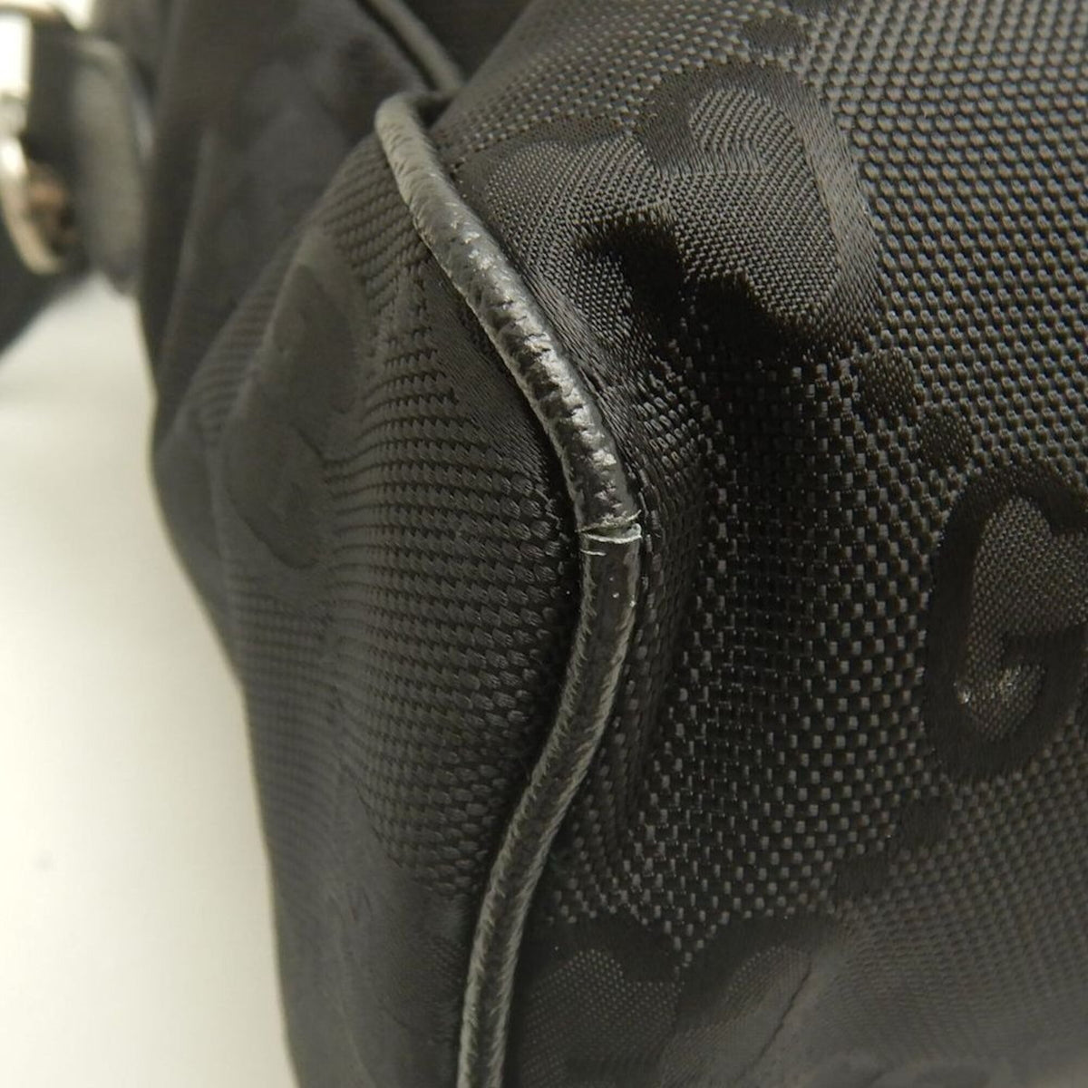 Gucci Black Nylon Canvas Briefcase (Pre-Owned)