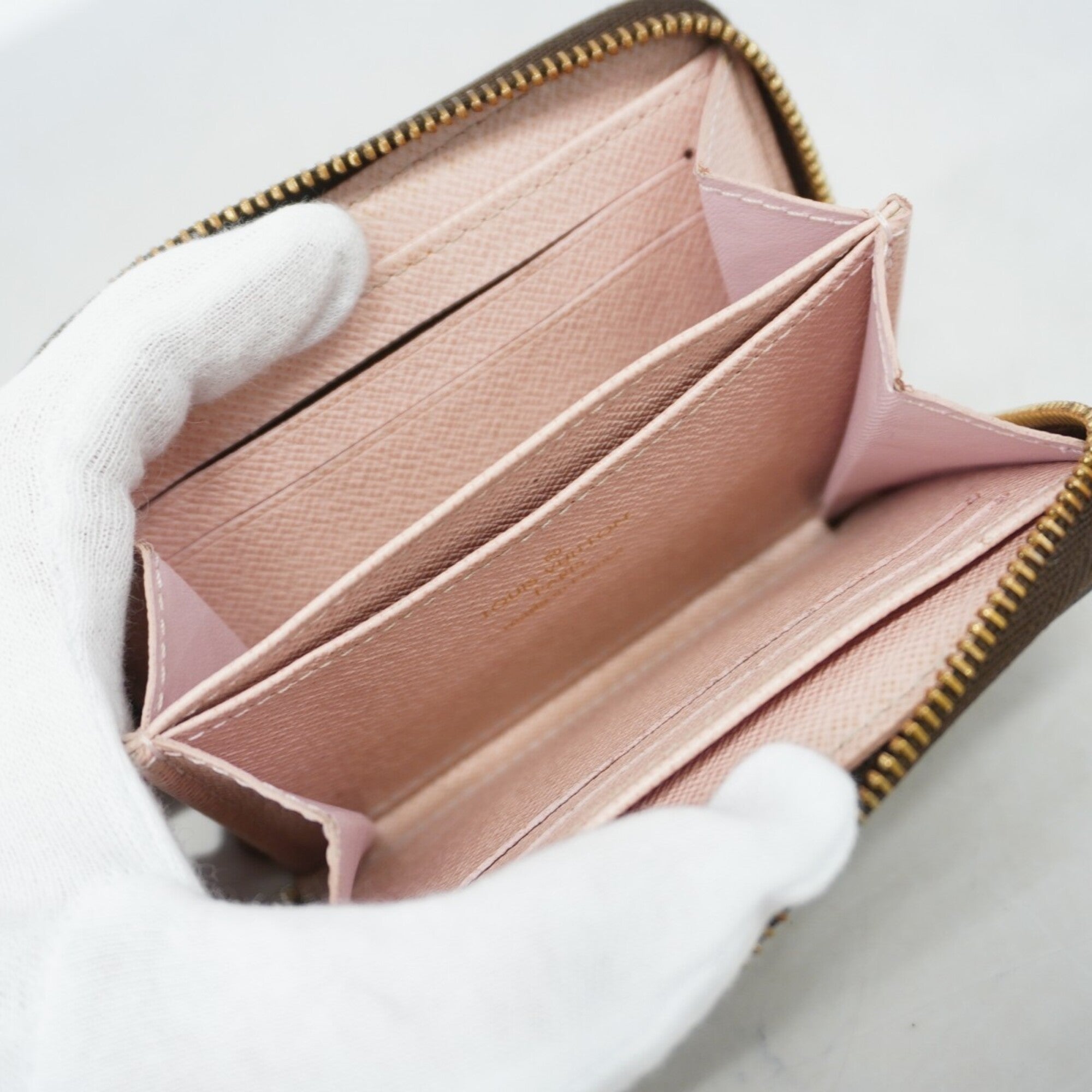 Louis Vuitton Ebene Coin Purse/Coin Case (Pre-Owned)