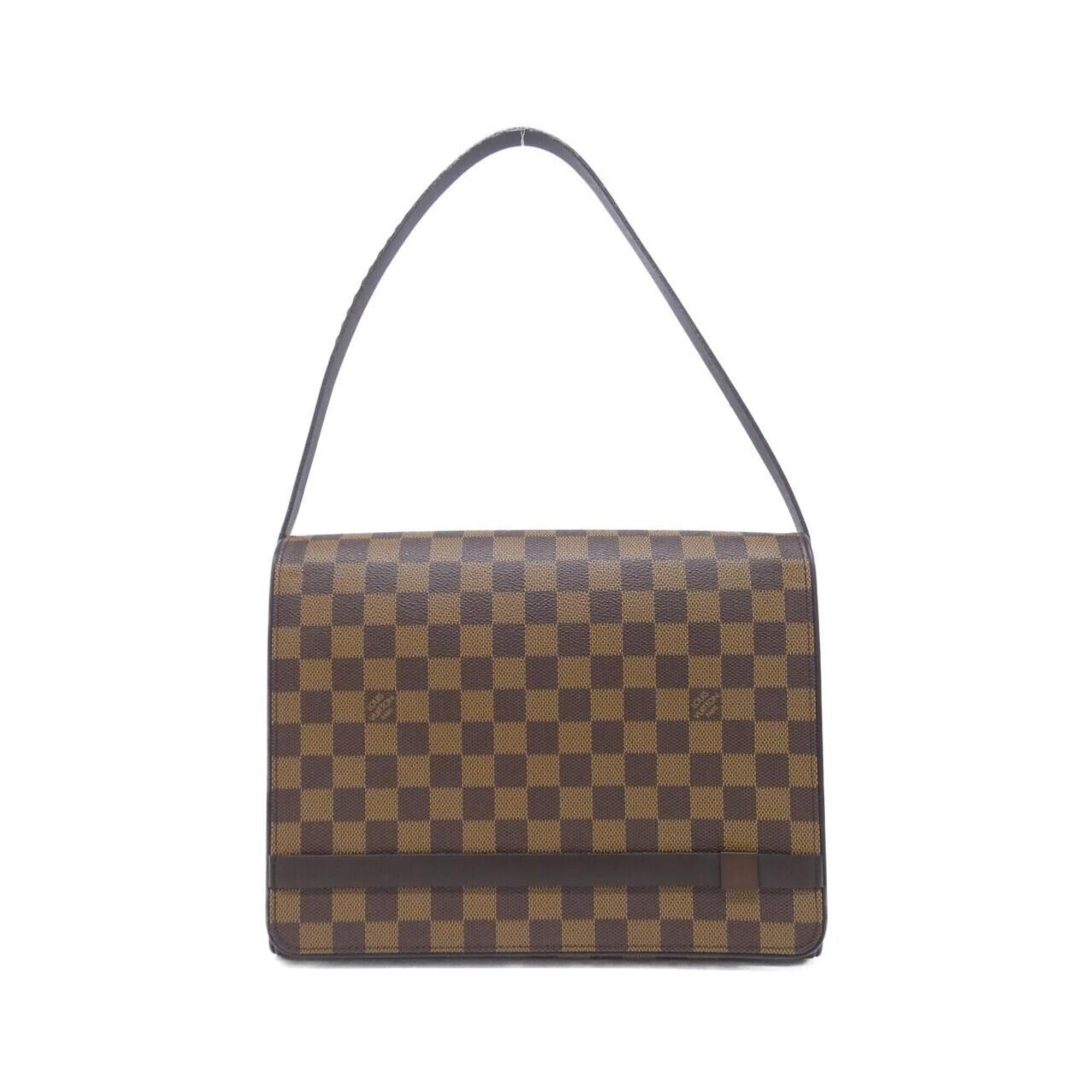 Louis Vuitton Brown Coated Canvas Shoulder Bag (Pre-Owned)