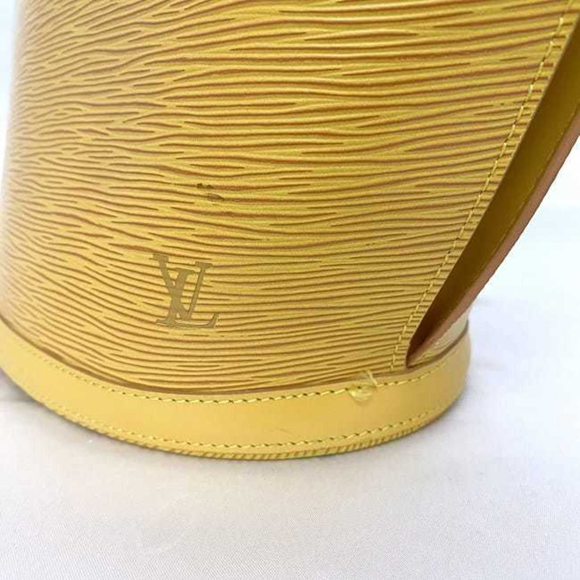 Louis Vuitton Epi Yellow Epi Leather Handbag Tote Bag (Pre-Owned)