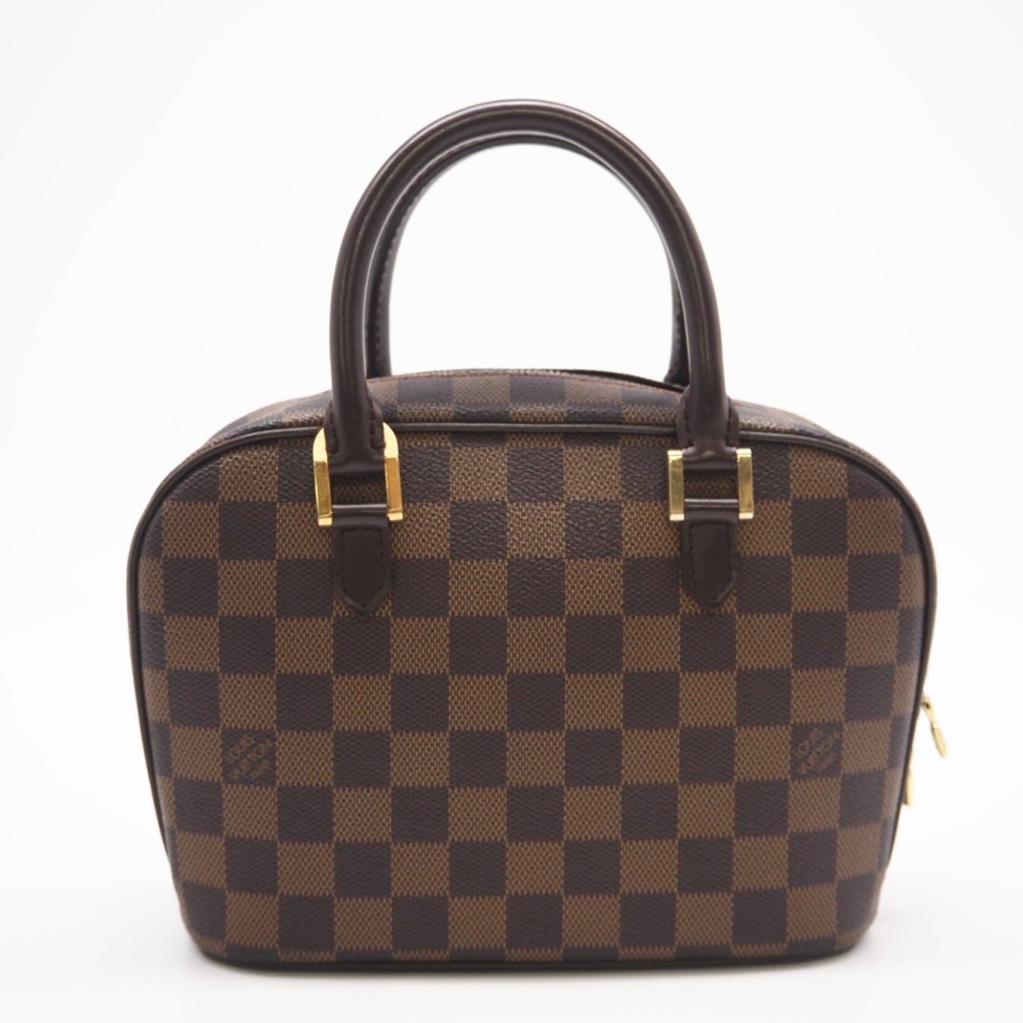 Louis Vuitton Brown Coated Canvas Leather Handbag (Pre-Owned)