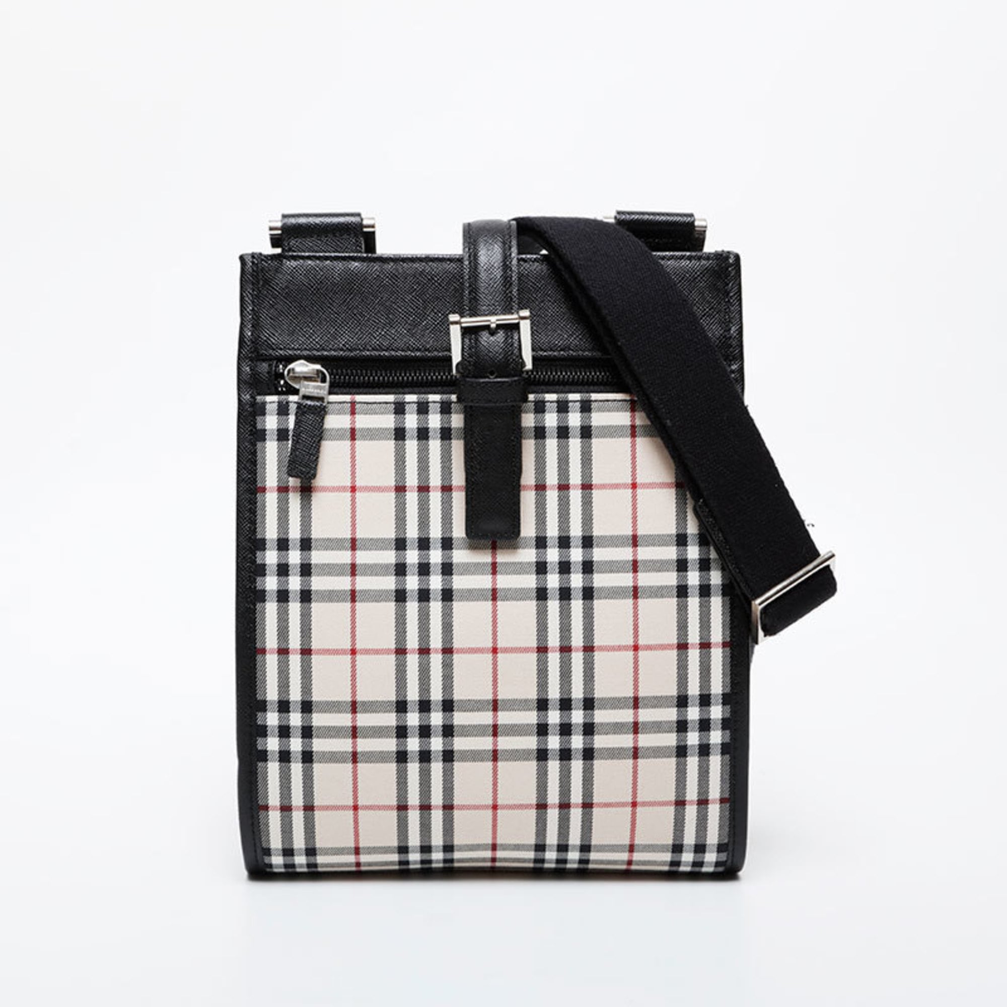 Burberry Beige Canvas Shoulder Bag (Pre-Owned)