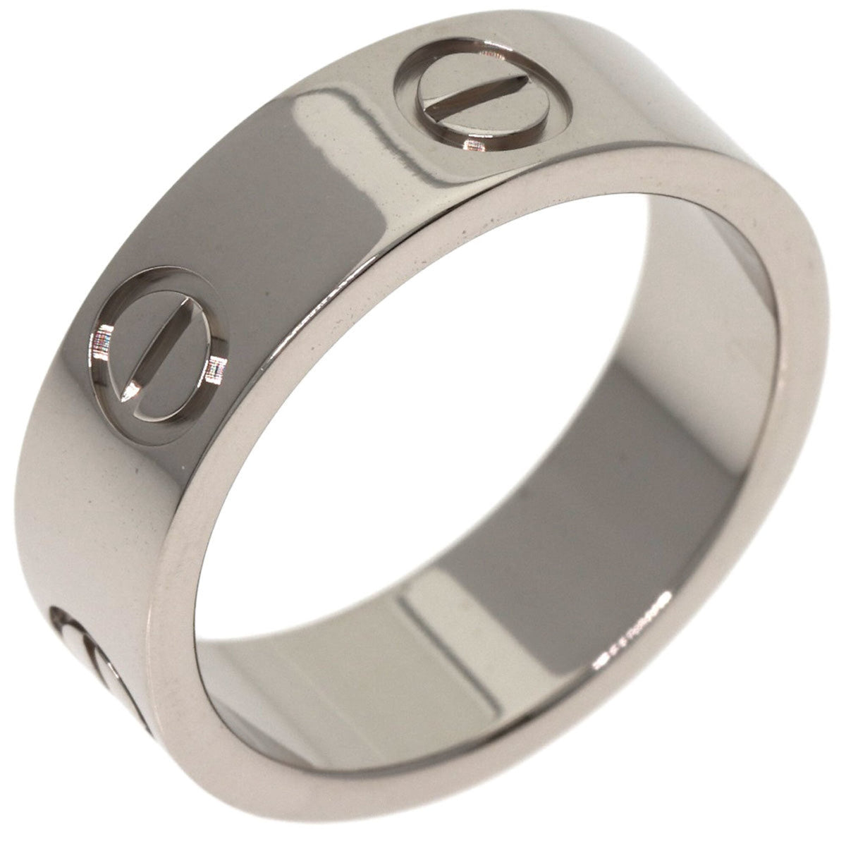 Cartier White Gold White Gold (18K) Band Ring (Pre-Owned)