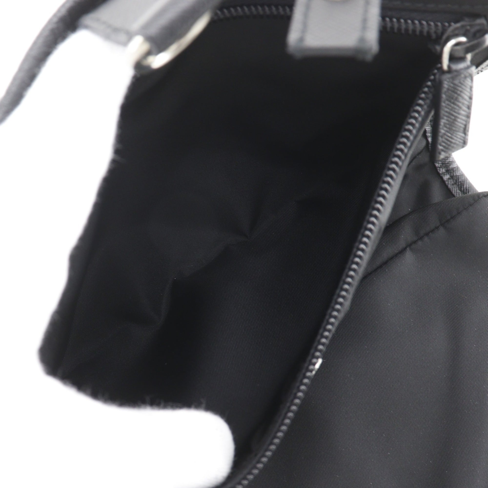 Prada Black Nero Nylon Pouch (Pre-Owned)