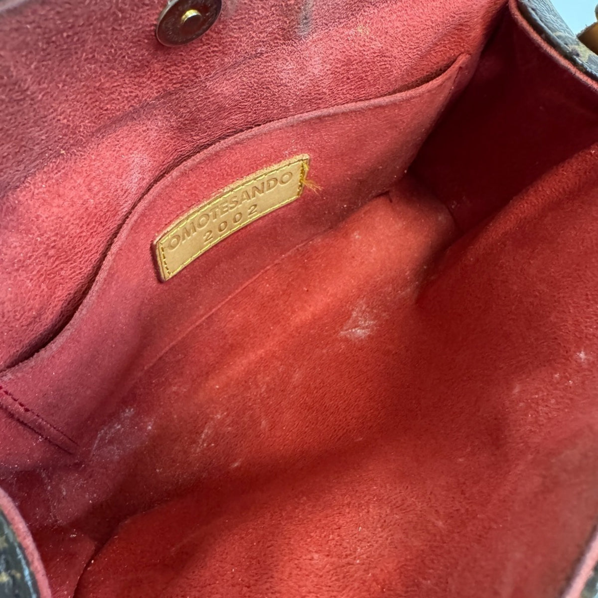 Louis Vuitton Brown Leather Handbag Pouch (Pre-Owned)