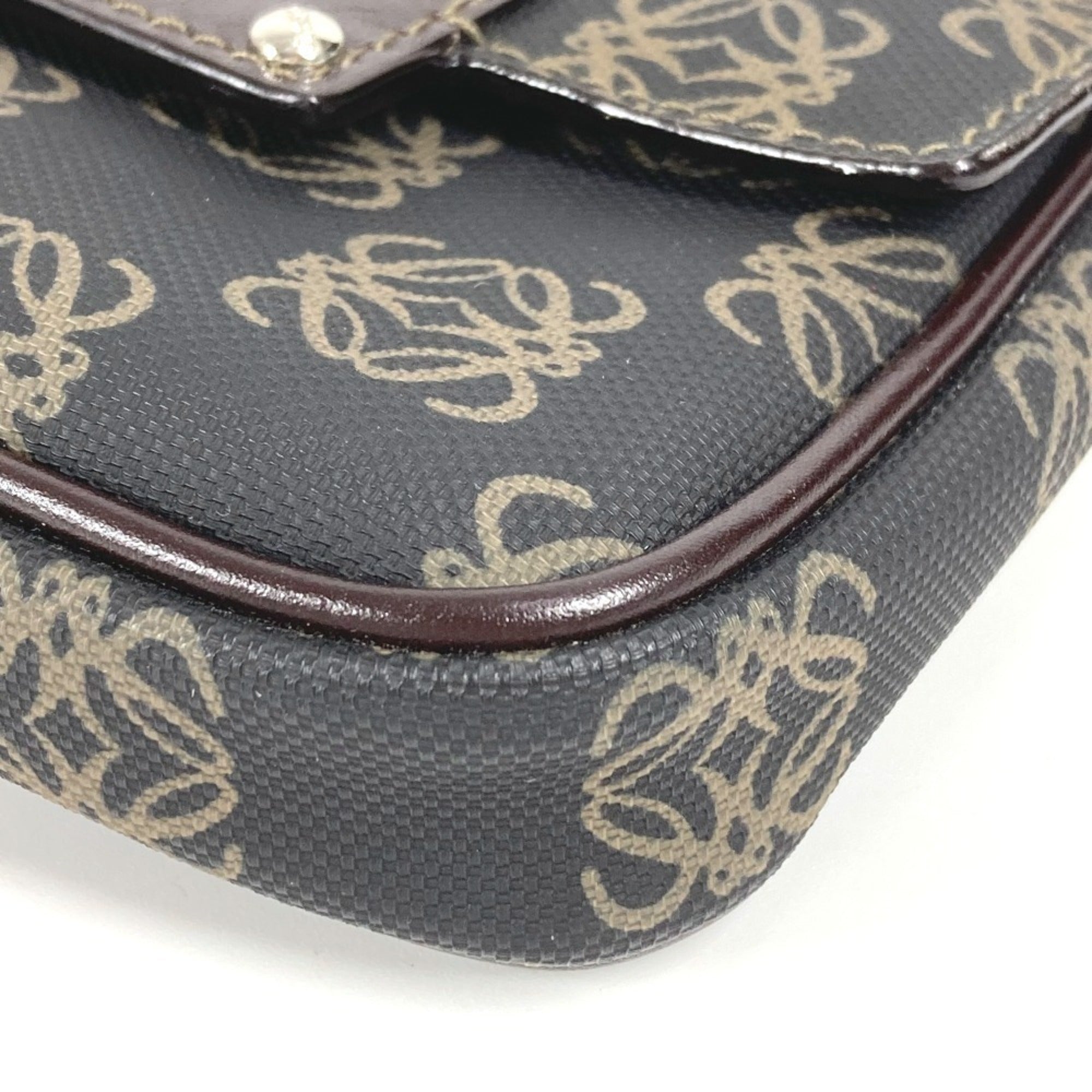 Loewe Brown Pvc Leather Pouch (Pre-Owned)
