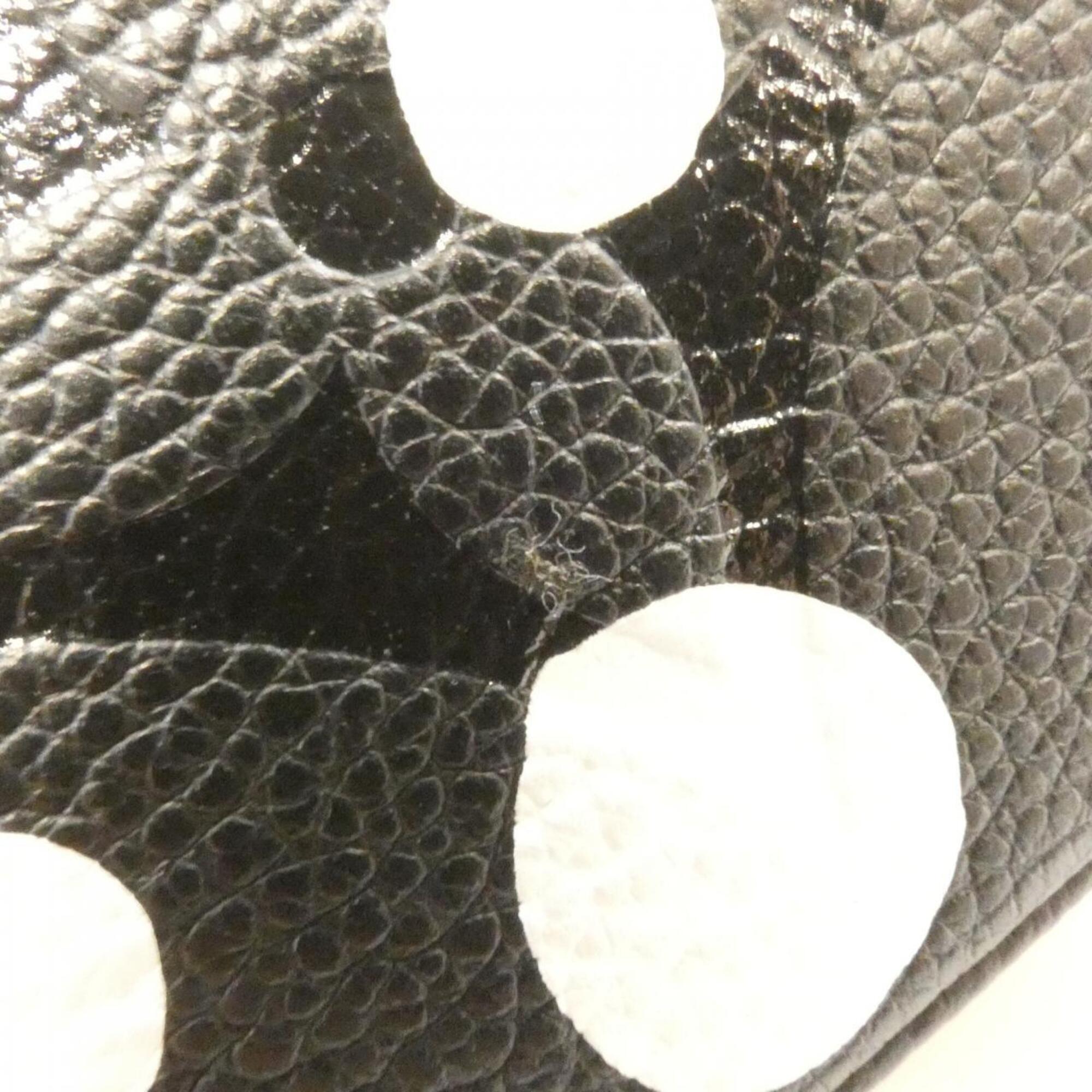 Louis Vuitton Black Leather Handbag (Pre-Owned)