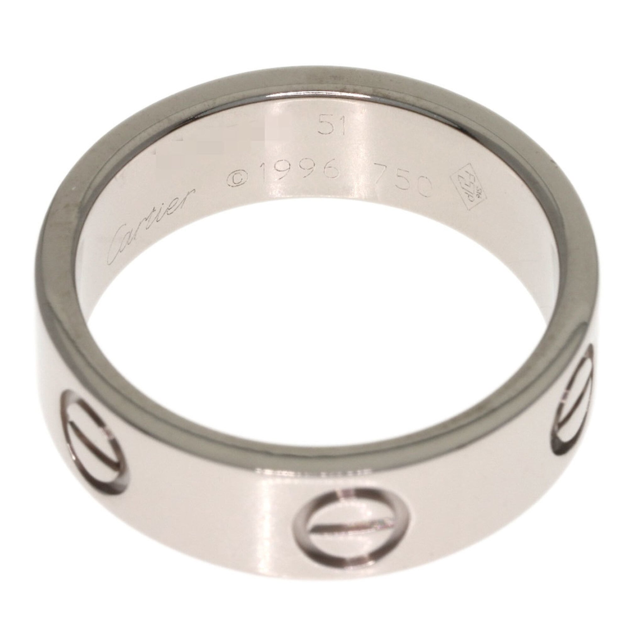 Cartier White Gold (18K) Band Ring (Pre-Owned)