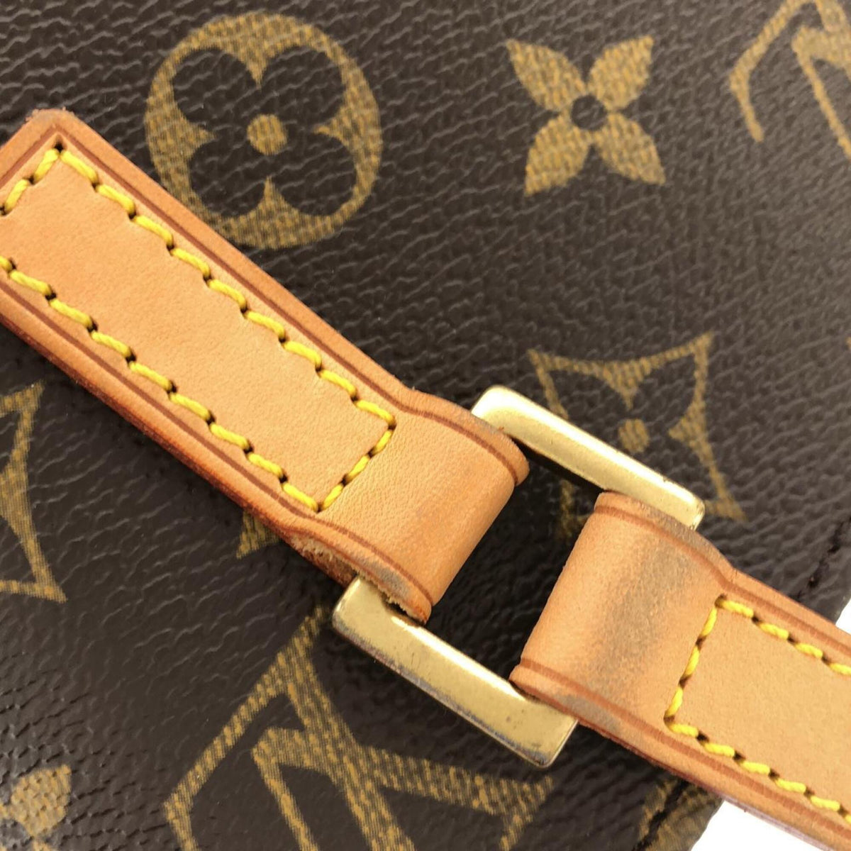 Louis Vuitton Marron Coated Canvas Handbag (Pre-Owned)