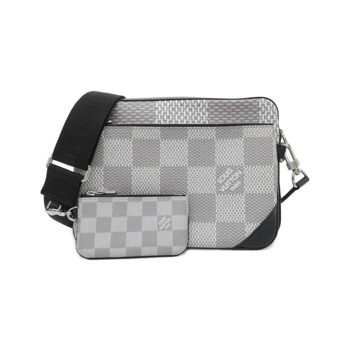 Louis Vuitton Coated Canvas Pouch Shoulder Bag (Pre-Owned)