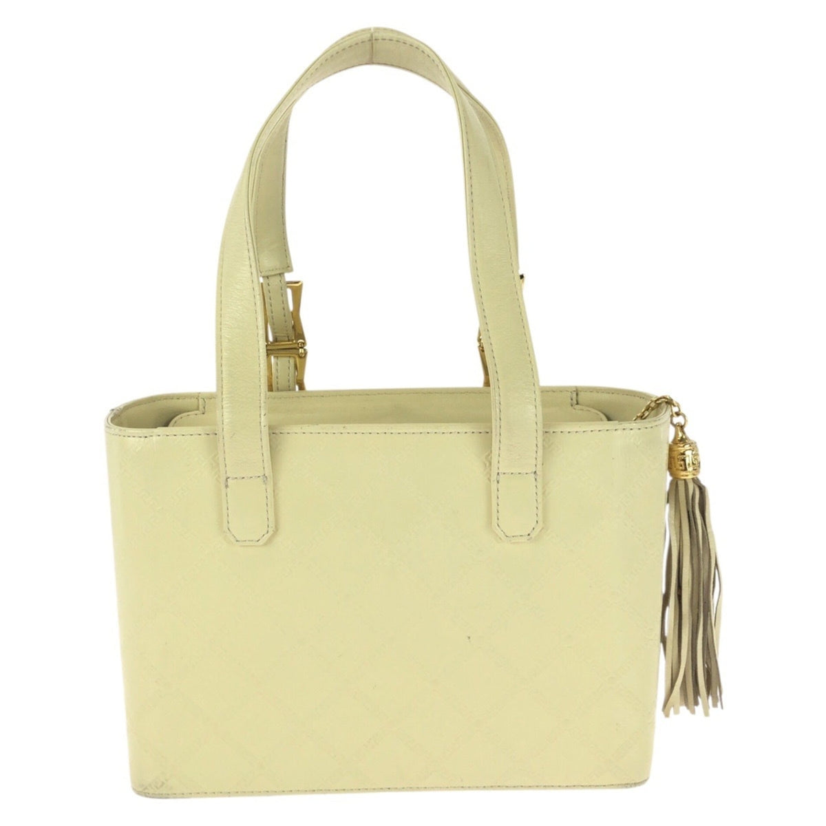 Versace Yellow Leather Handbag (Pre-Owned)