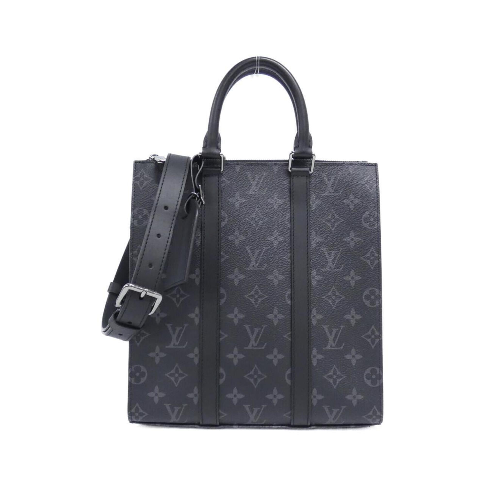 Louis Vuitton Black Coated Canvas Handbag (Pre-Owned)