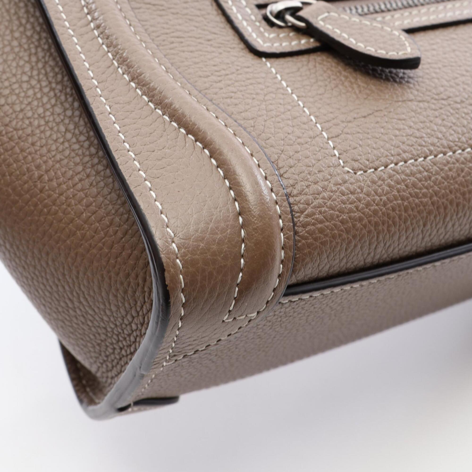Celine Beige Leather Handbag (Pre-Owned)