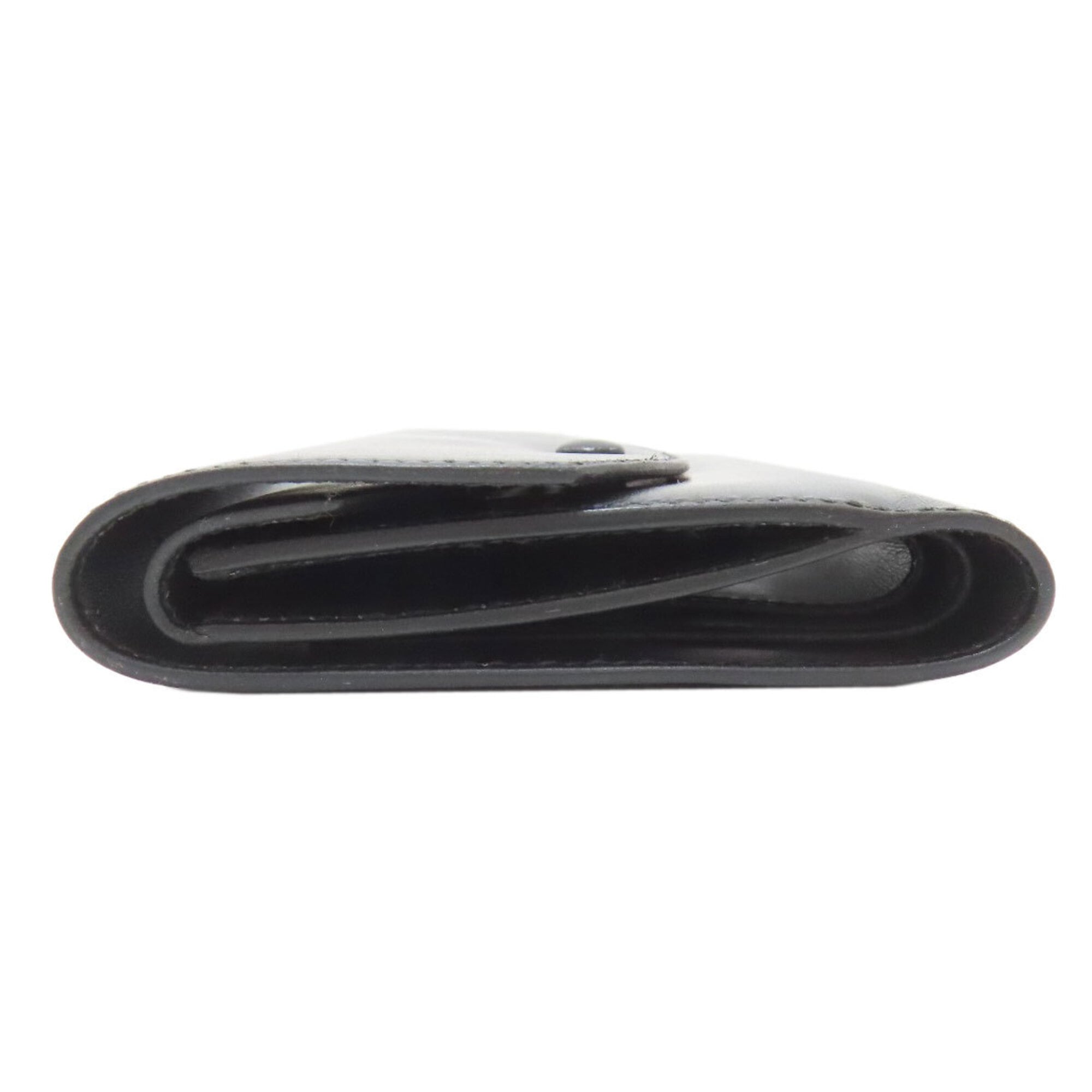 Hermes Black Box Calf Leather Wallet (Bi-Fold) (Pre-Owned)