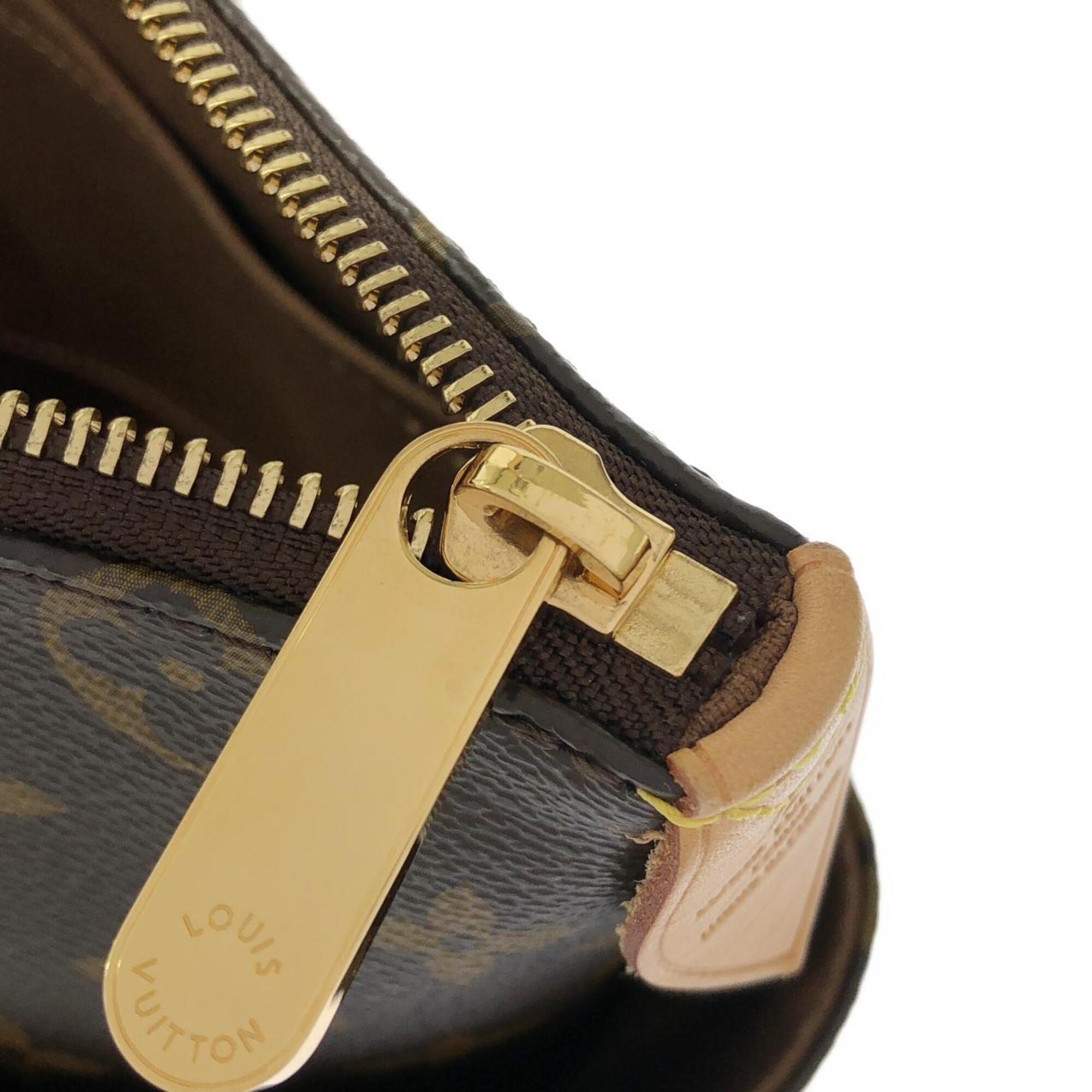 Louis Vuitton Marron Coated Canvas Handbag (Pre-Owned)