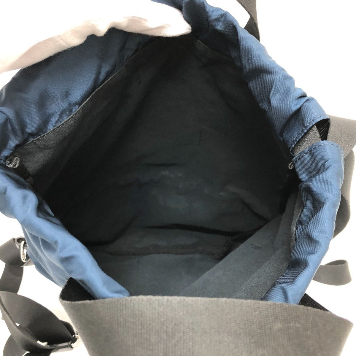 Fendi Zucca Navy Nylon Backpack (Pre-Owned)