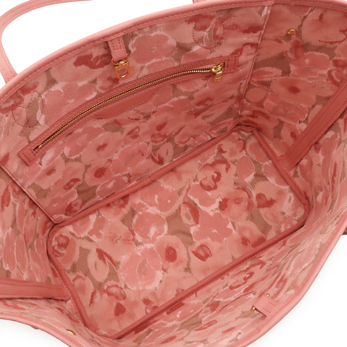 Louis Vuitton Rose Velours Monogram Canvas Pvc Coated Canvas Shoulder Bag Tote Bag (Pre-Owned)
