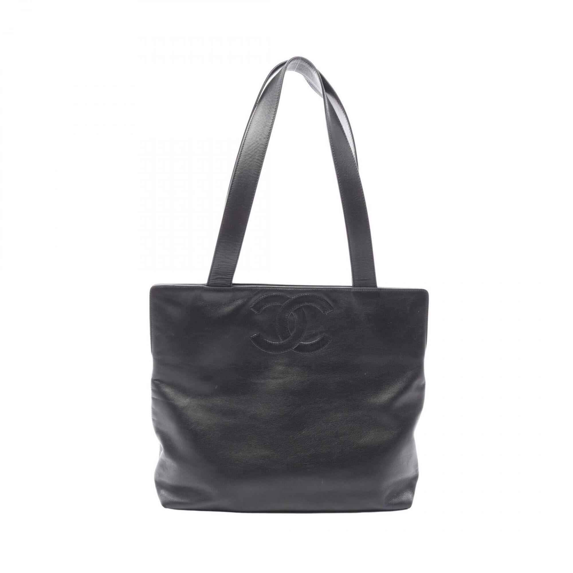 Chanel Black Handbag Tote Bag (Pre-Owned)