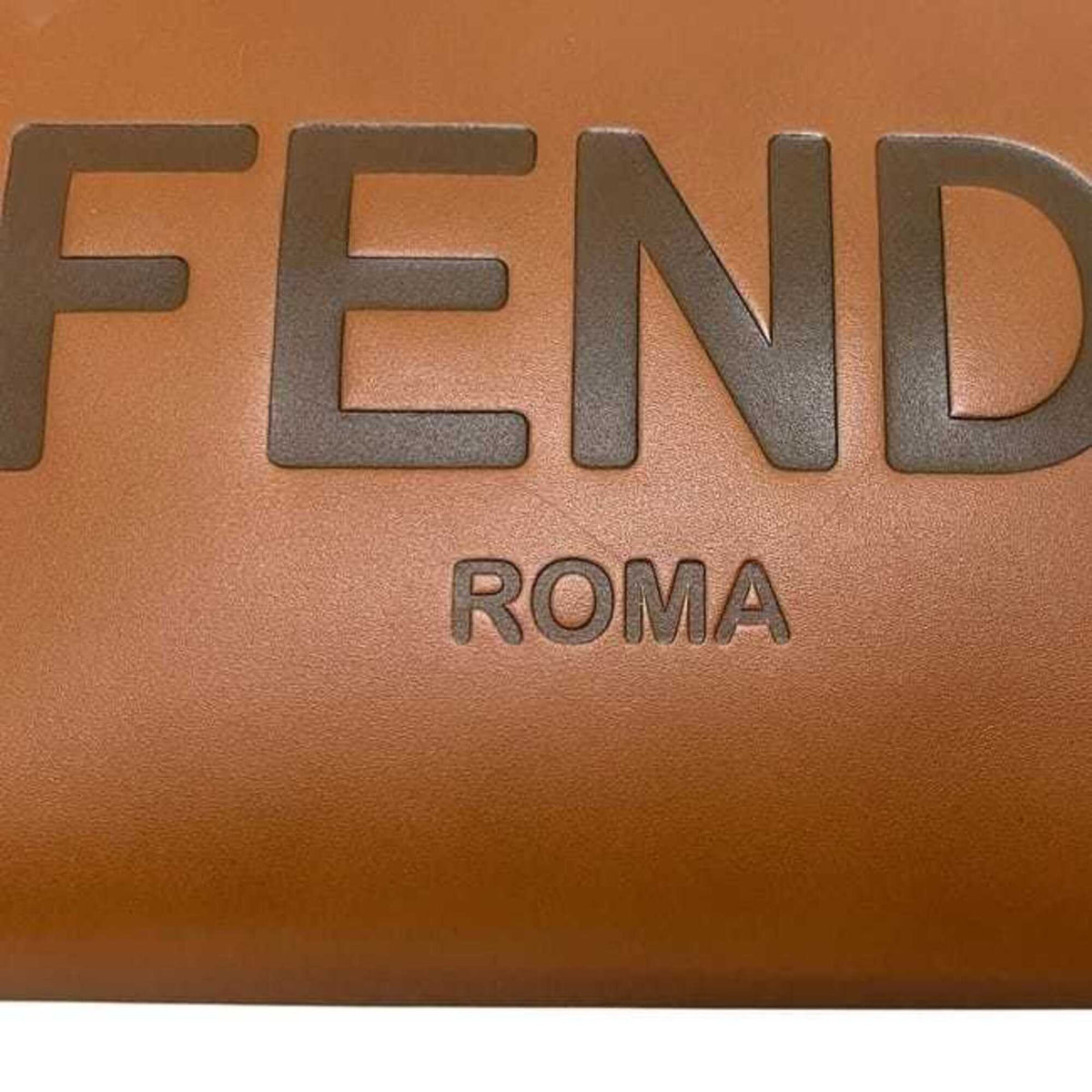 Fendi Brown Leather Shoulder Bag (Pre-Owned)