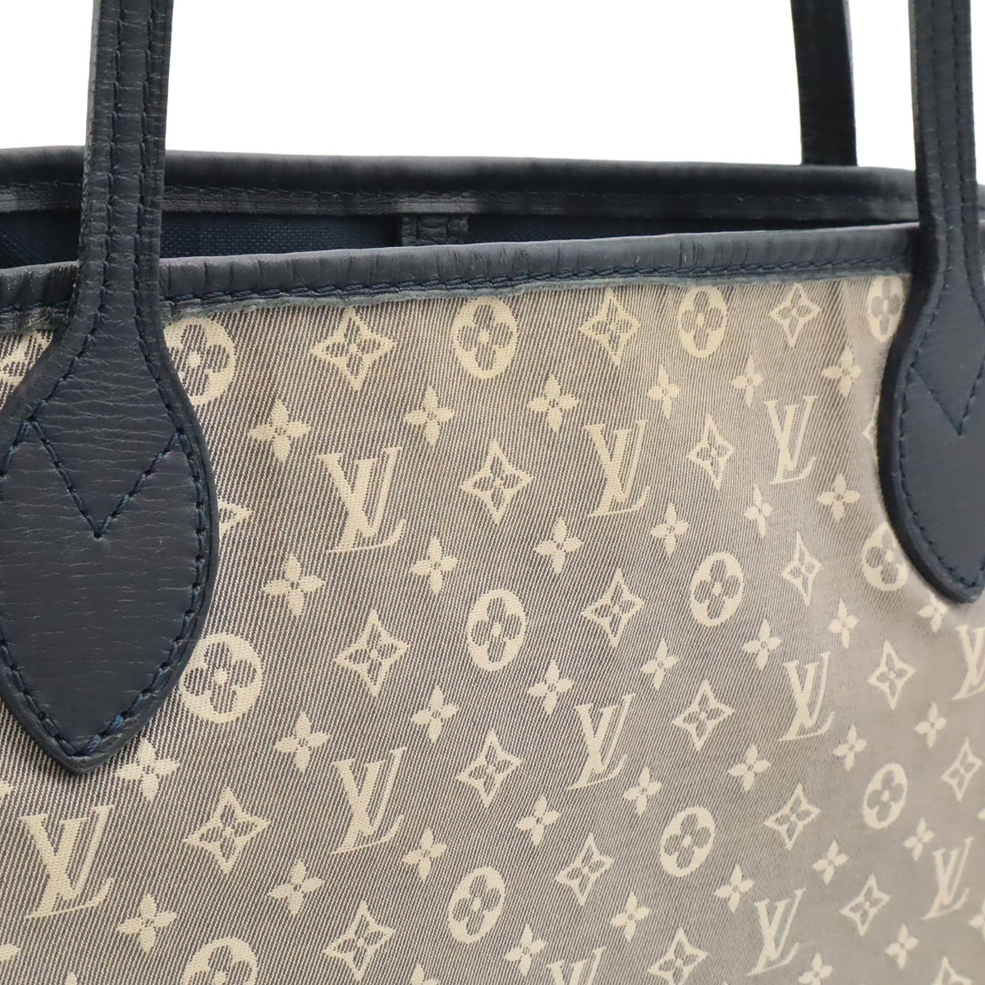 Louis Vuitton Ancre Navy Canvas Shoulder Bag Tote Bag (Pre-Owned)